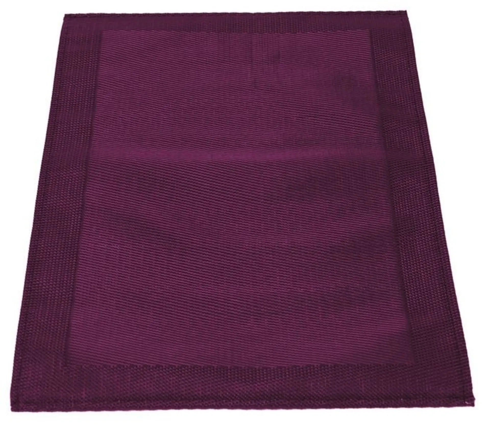 Camp4 PVC-Platzdeckchen, 30x45cm, 2er Set, schwarz
