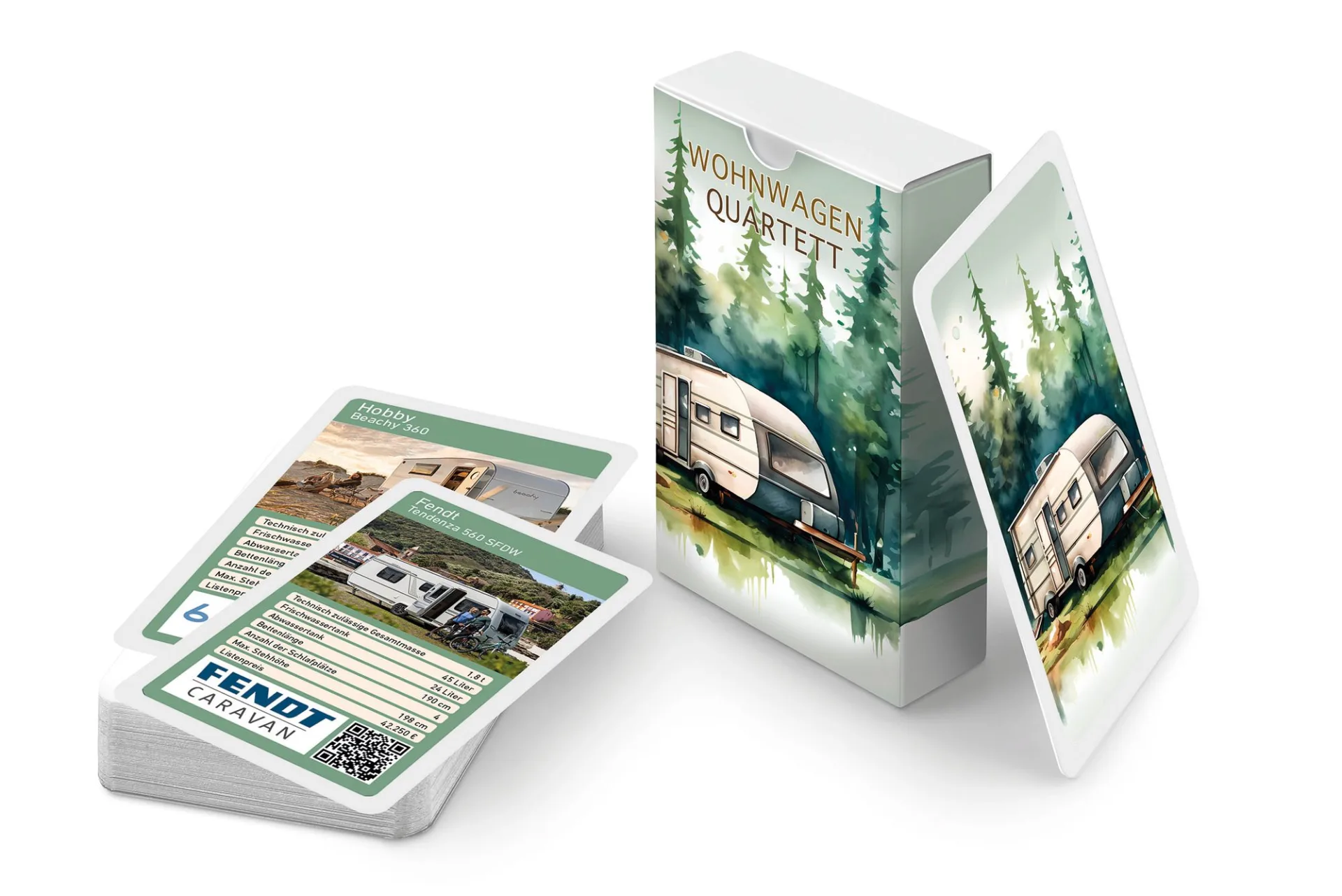 Dolde Medien Quartettspiel Wohnwagen Quartett