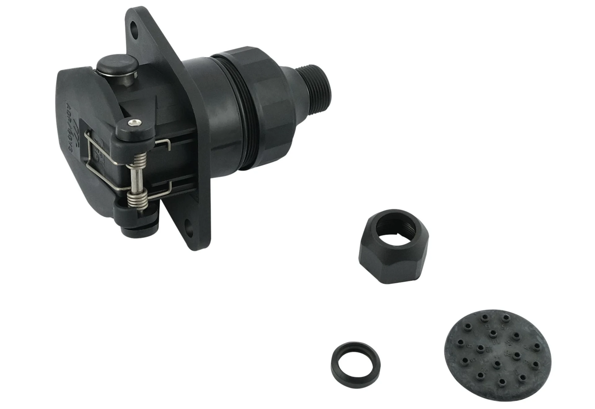 15-pol. LKW-Dose 24V, ADR/GGVS Schraubkontakte, Kabel-ø: 13.0-15.5mm, Schraubverschluss