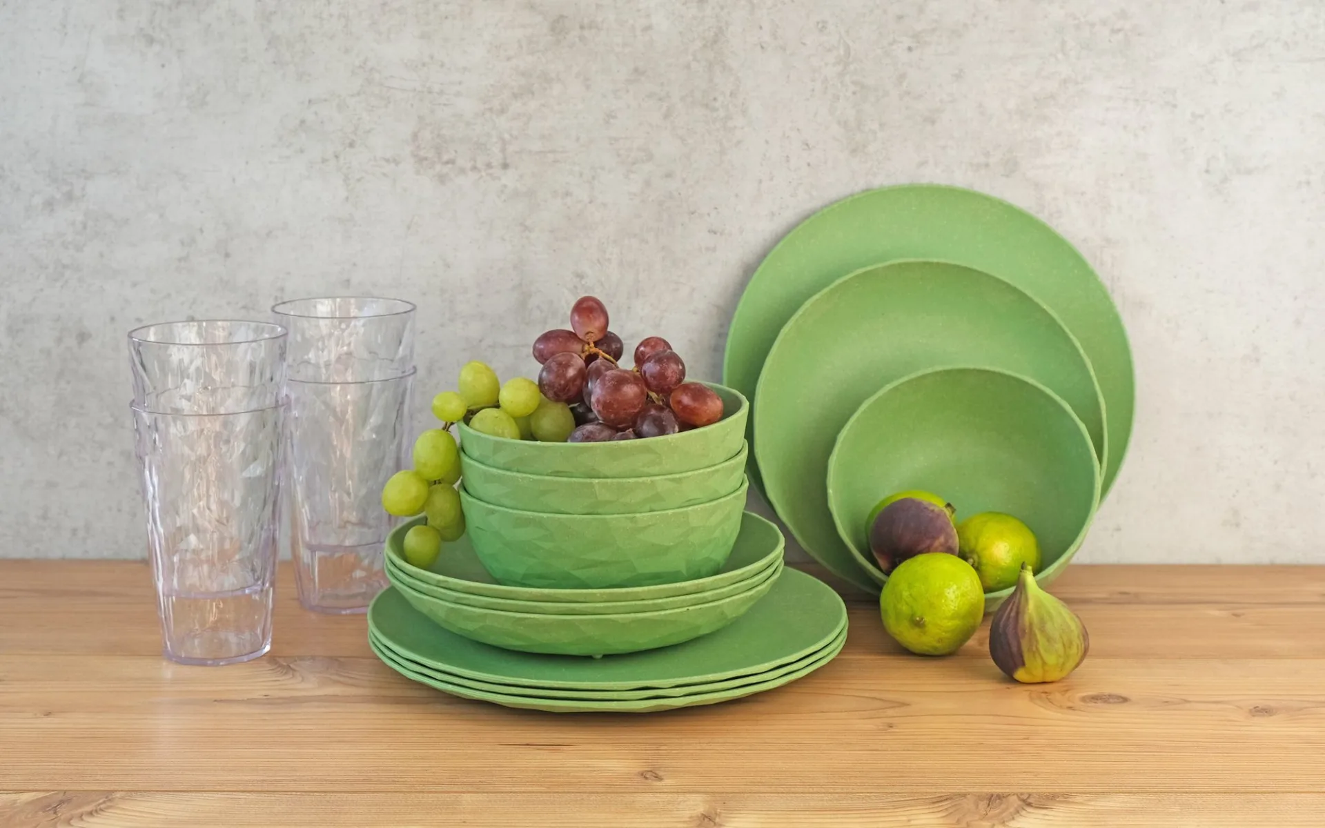 Koziol Göteborg set de vaisselle 16 pcs vert