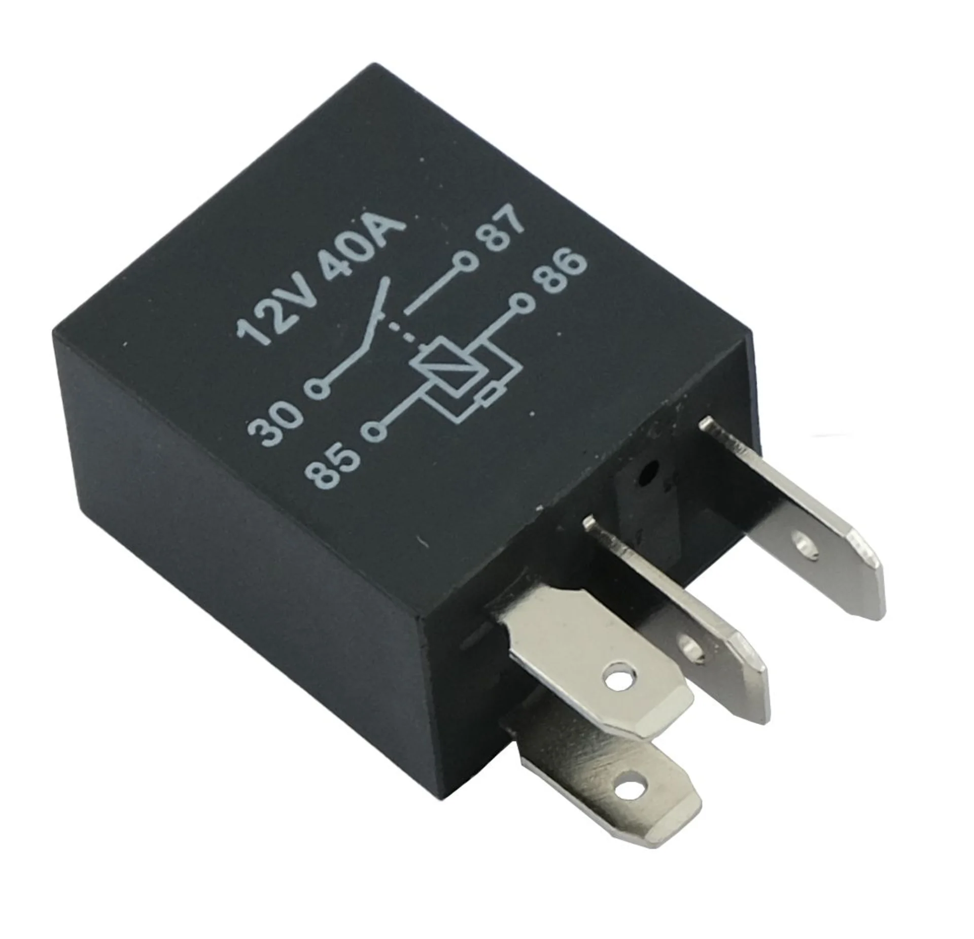 Micro-Relais 12 V 40 A, mit Widerstand Schliesser 0 - 1 *wasserdicht*