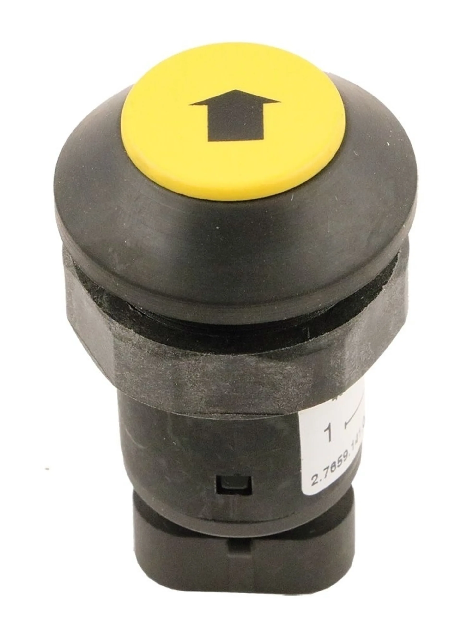 Pneutron Taster DTW "heben/senken gelb“ ohne Arretierung / ohne Beleuchtung *SDF*