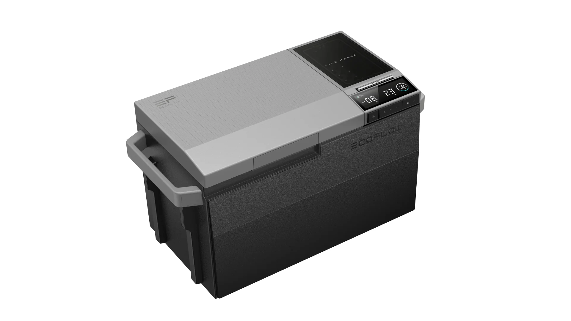 EcoFlow Glacier Die branchenweit erste tragbare Kühlbox mit integriertem Eiswürfelaufbereiter