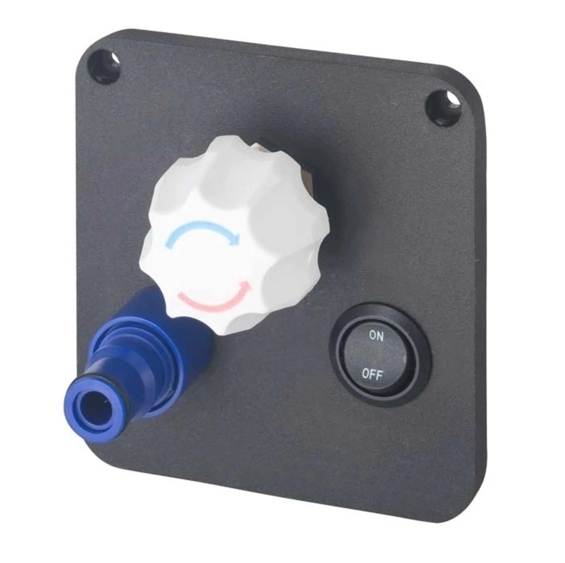 Raccord pour douche d'extérieur Smart Supply noir avec interrupteur et mitigeur