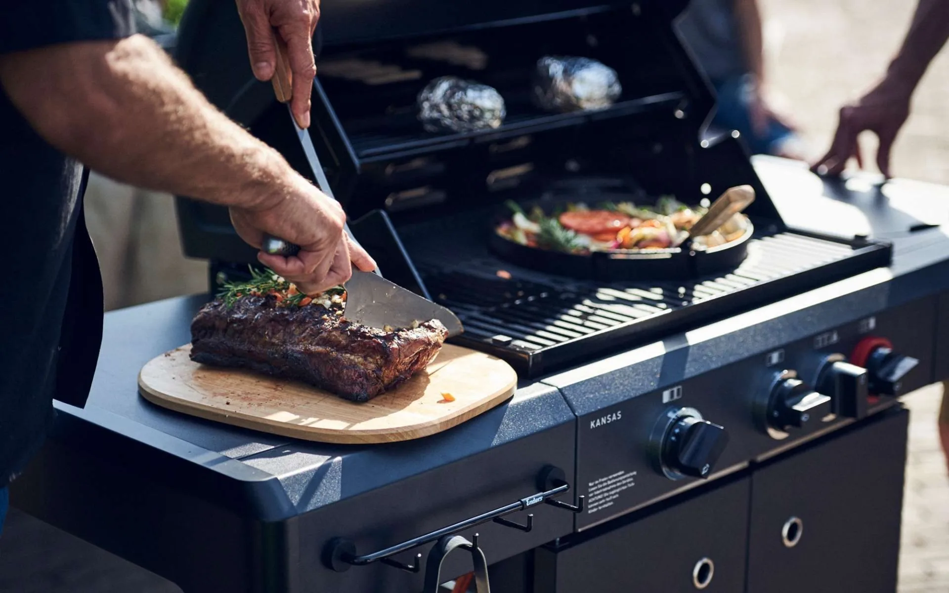 Gasgrill Kansas Pro 3K black