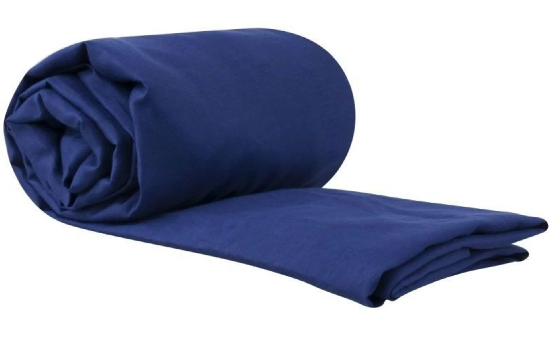 Sea to Summit Silk/Cotton Travel Liner Reiseschlafsack Inlett Mummy mit Kopfkissen- und Fußfach Navy blue