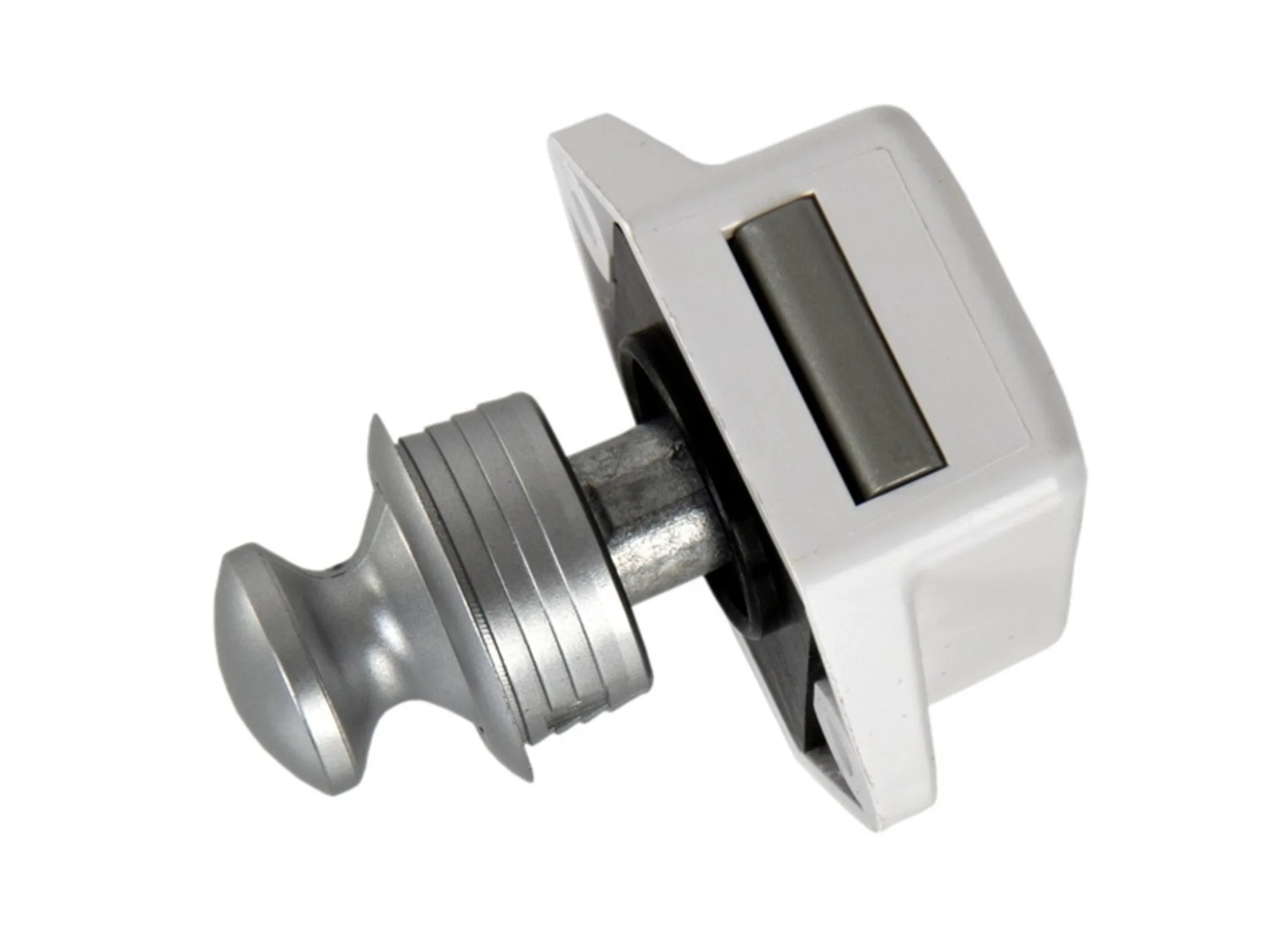 Push Lock Mini - Verchromt matt