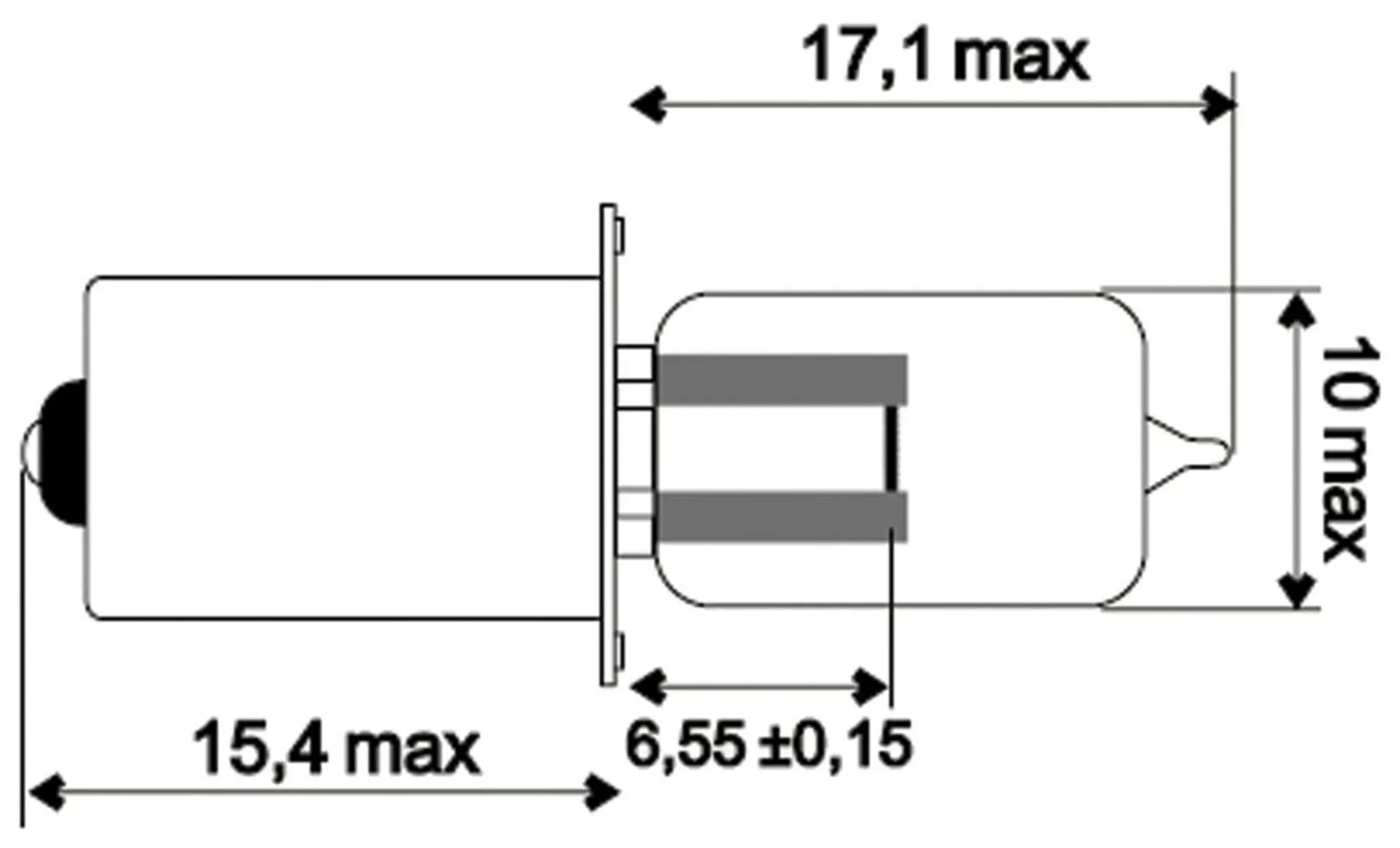 Ampoule halogène Jahn 6V 3W PX 13,5s Ampoule halogène Jahn 6V 3W PX 13,5s