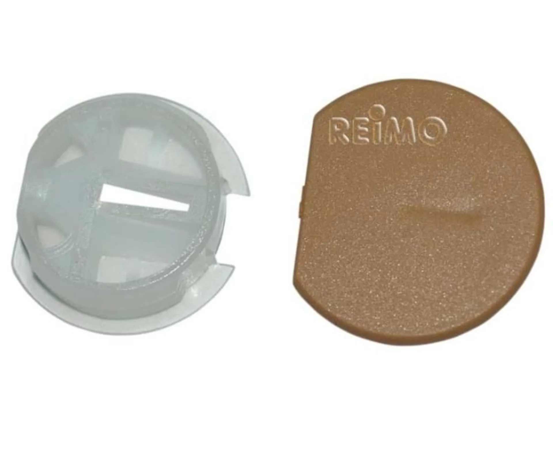 Connecteur de pot pour la fabrication de meubles en marron clair (10 pièces)