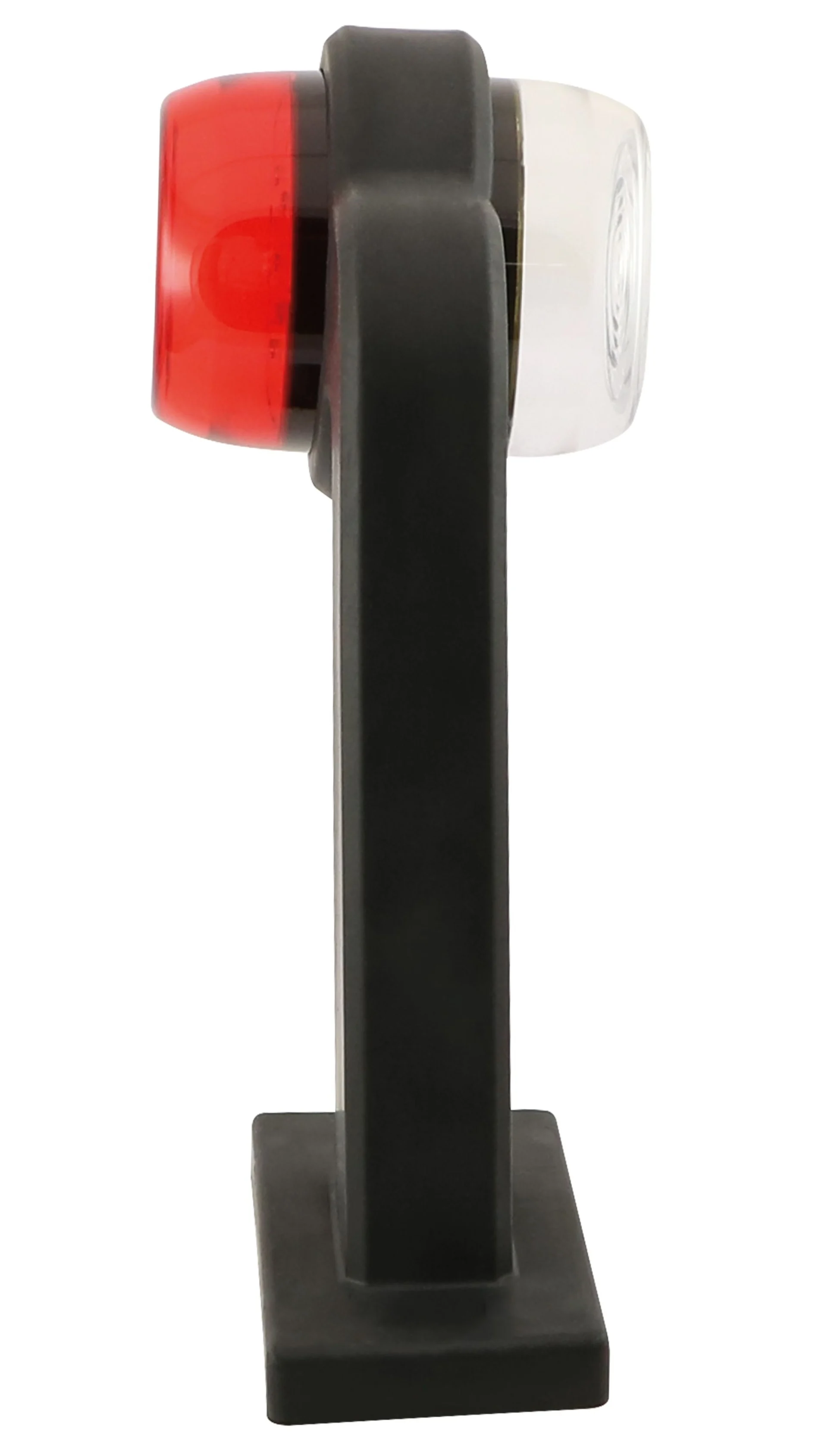 WAS - Umrissleuchte rot/weiss LED rechts 191 x 166 mm mit 0.4 m Kabel 12/24 V