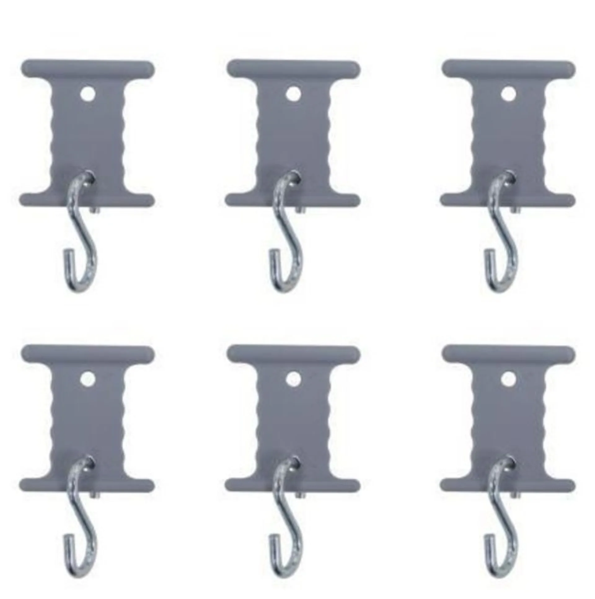 Kit de suspensions pour stores avec 6 pièces, y compris les crochets en S et un diamètre de 5+7mm