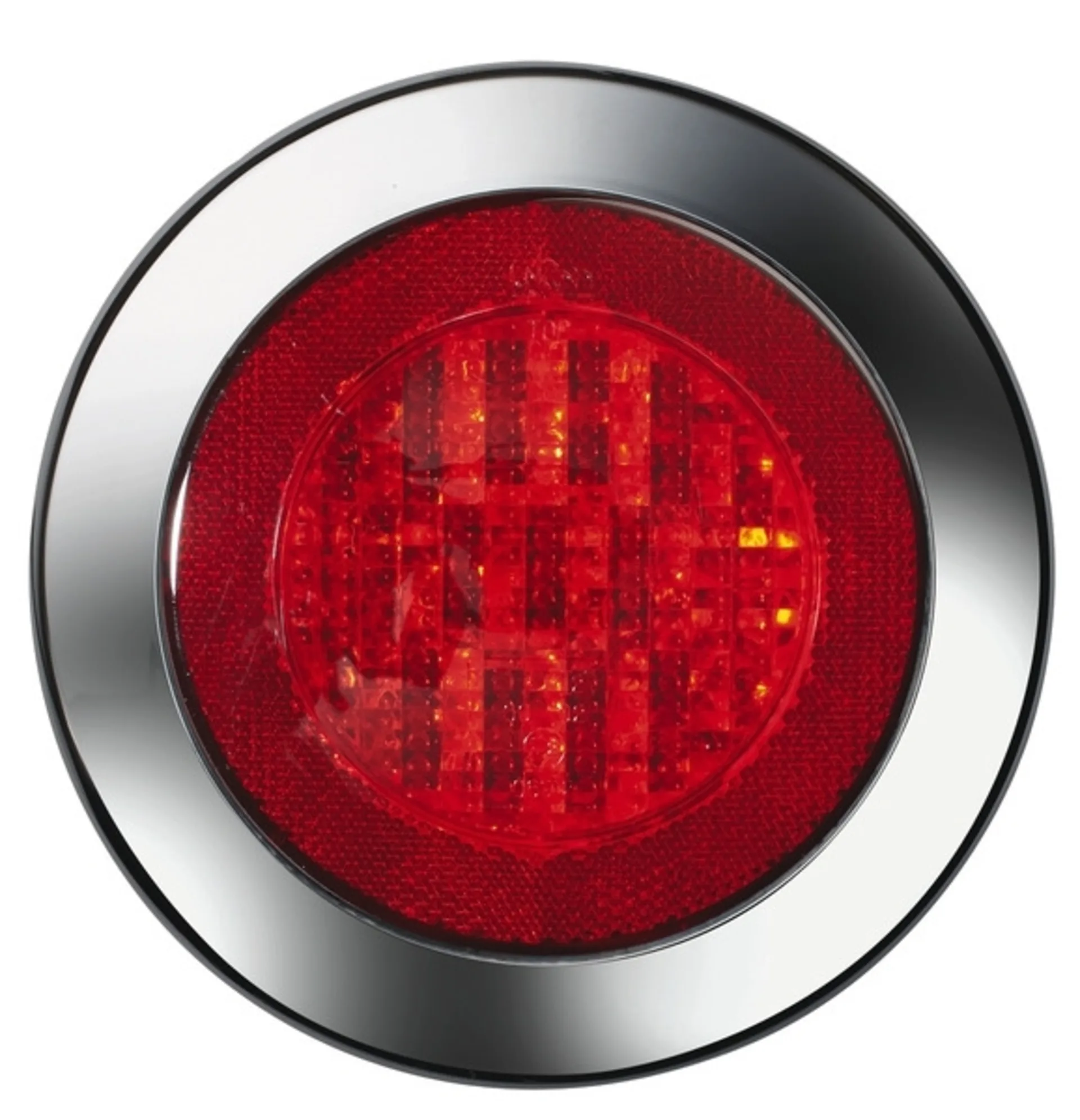12-V-LED-Nebelschlussleuchte mit Rückstrahler - 4 W - Rot