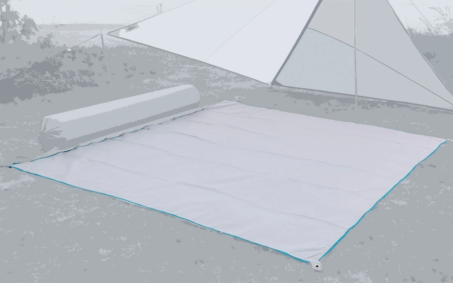 Bent Zip-Carpet Tapis à relier 250 x 250 cm high rise