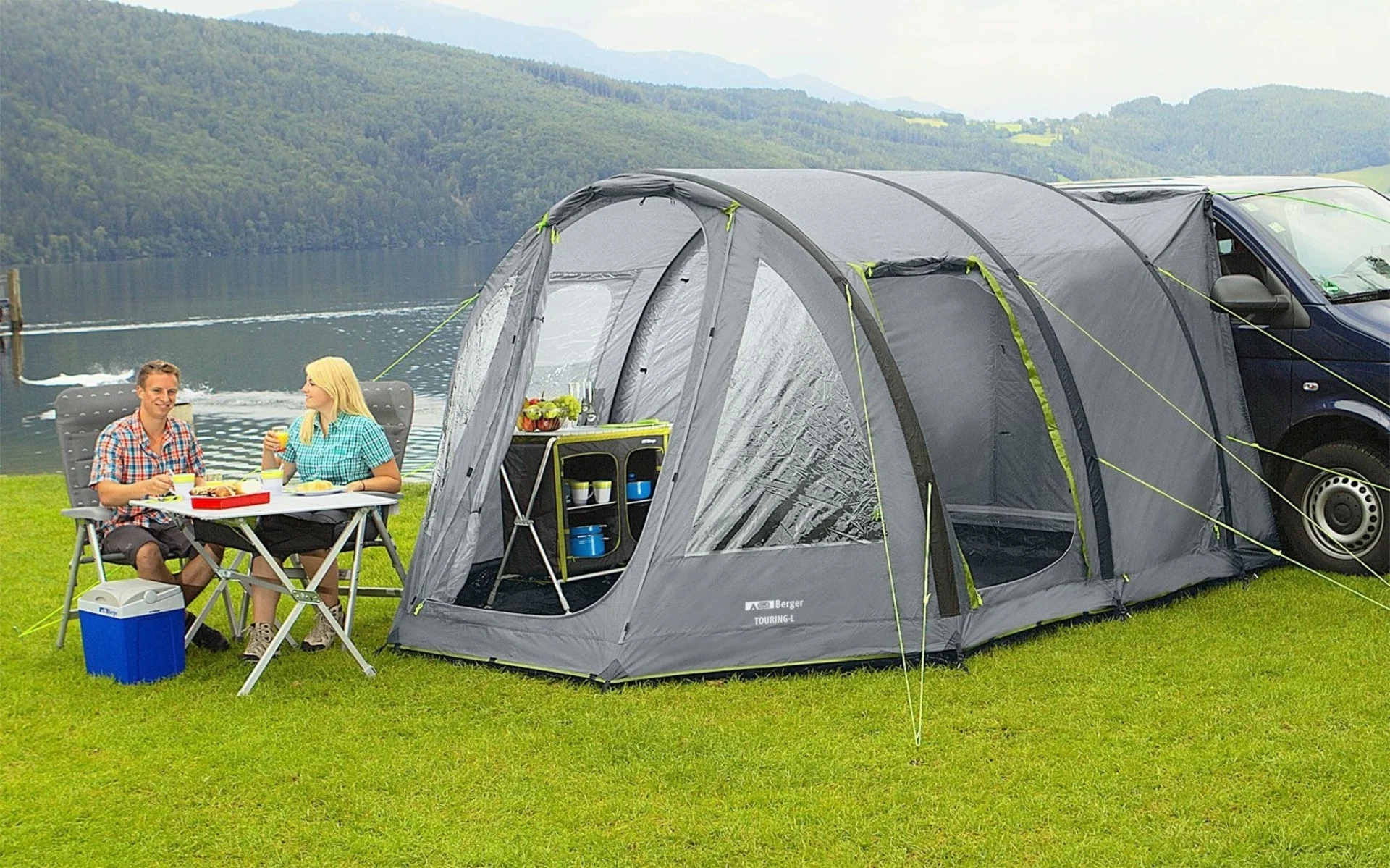 Berger Touring Air Luftvorzelt für Campingbus mit aufblasbarem Gestänge