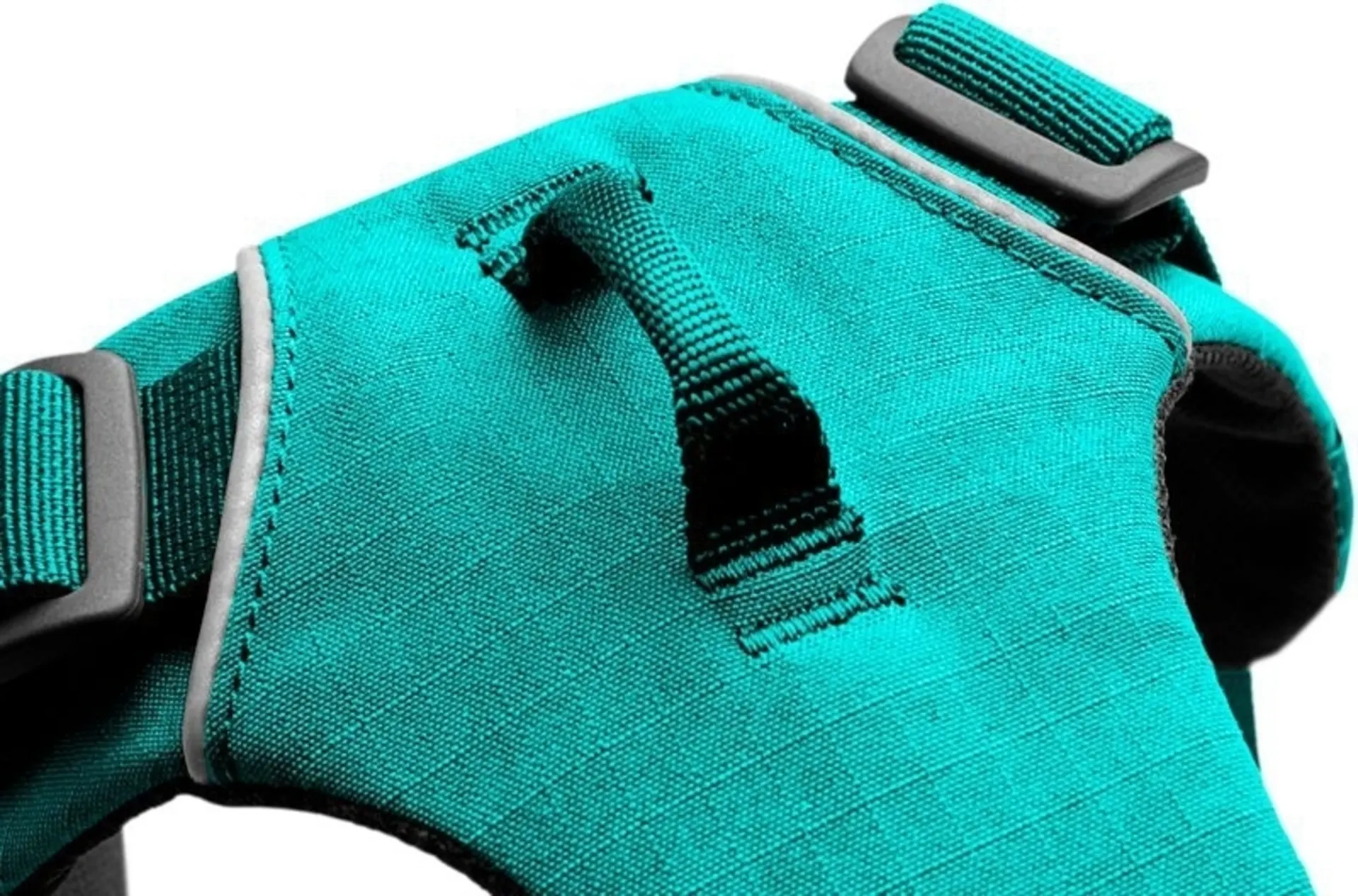 Ruffwear Front Range gepolstertes Hundegeschirr Aurora Teal L/XL