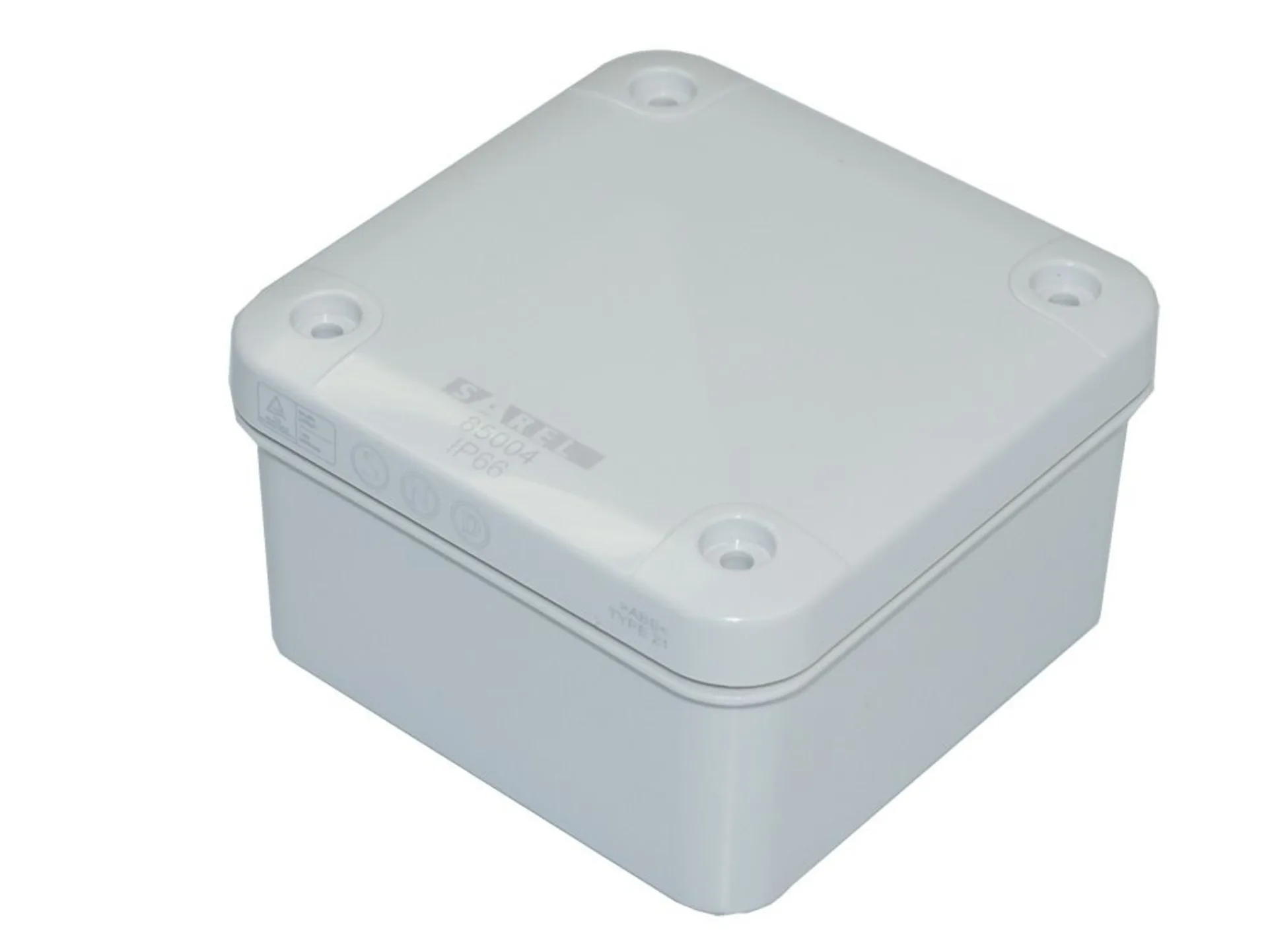 Boîte en plastique étanche grise IP66
