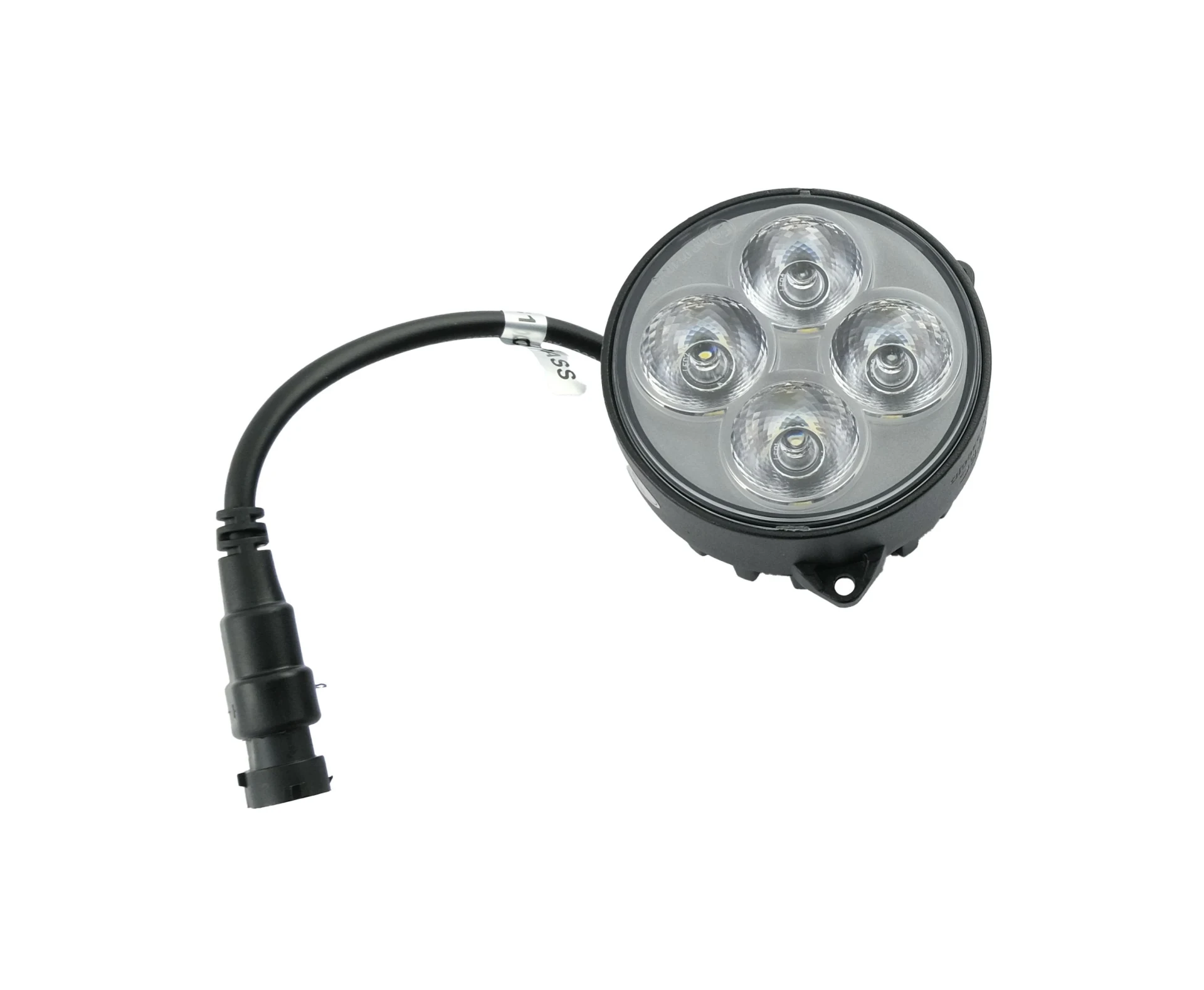 LED Arbeitsscheinwerfer Einbau John Deere 12 V ø 84 mm, Plug & play für Haubeneinbau 6000er LED Arbeitsscheinwerfer Einbau John Deere 12 V ø 84 mm, Plug & play für Haubeneinbau 6000er