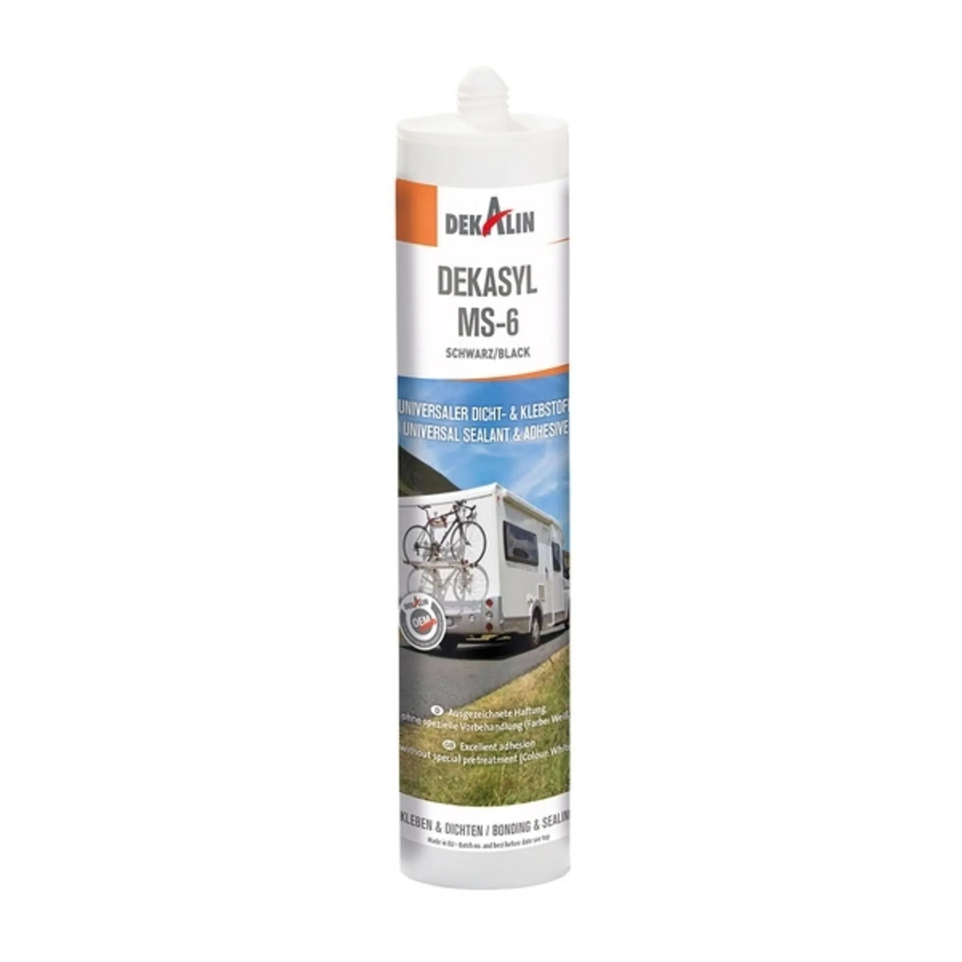 Dekalin mastic adhésif noir 310ml Dekalin mastic adhésif noir 310ml
