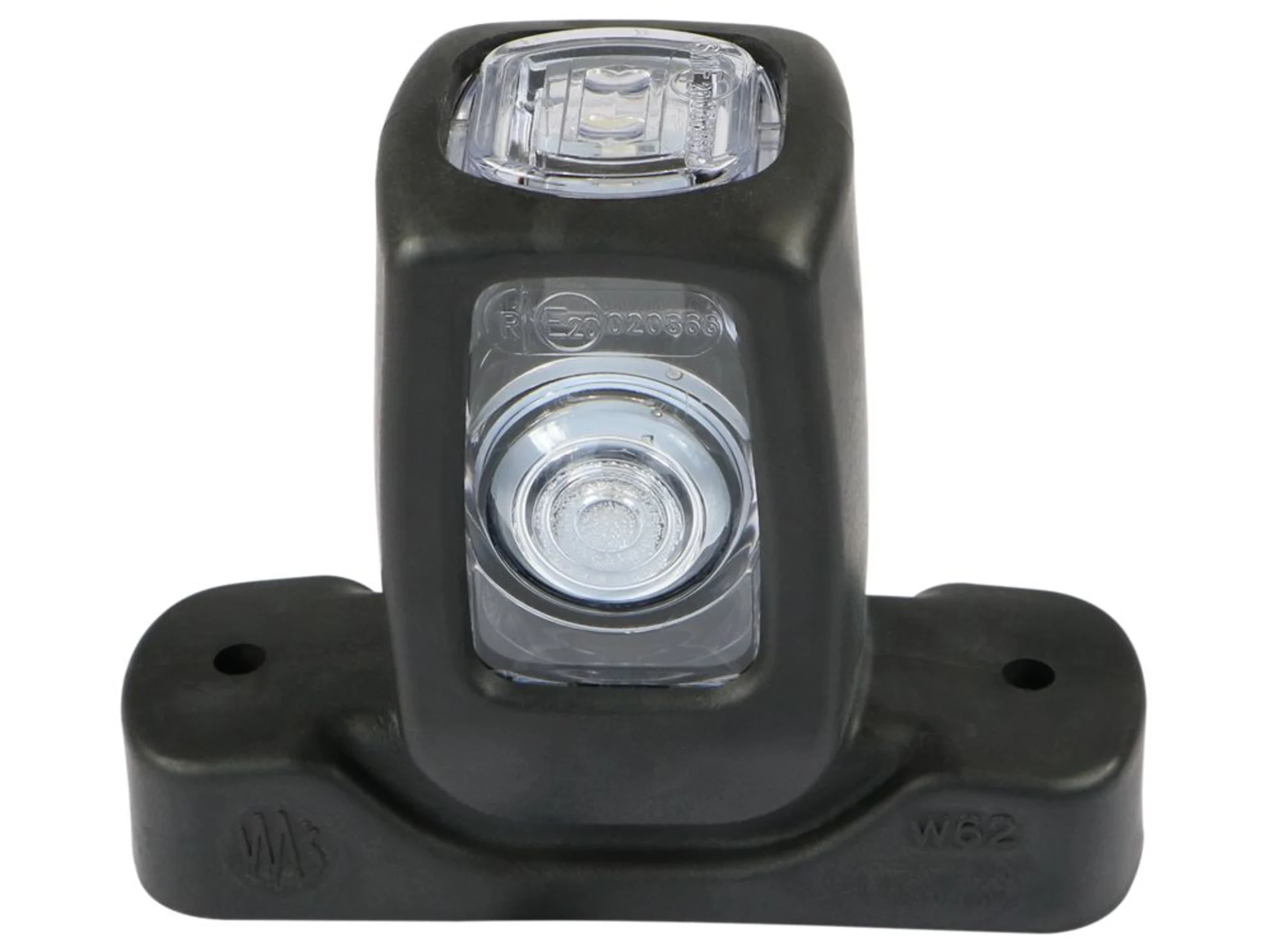 WAS - LED-Umrissleuchte rt/ws/or 12/24V 103x84x33mm, L+R