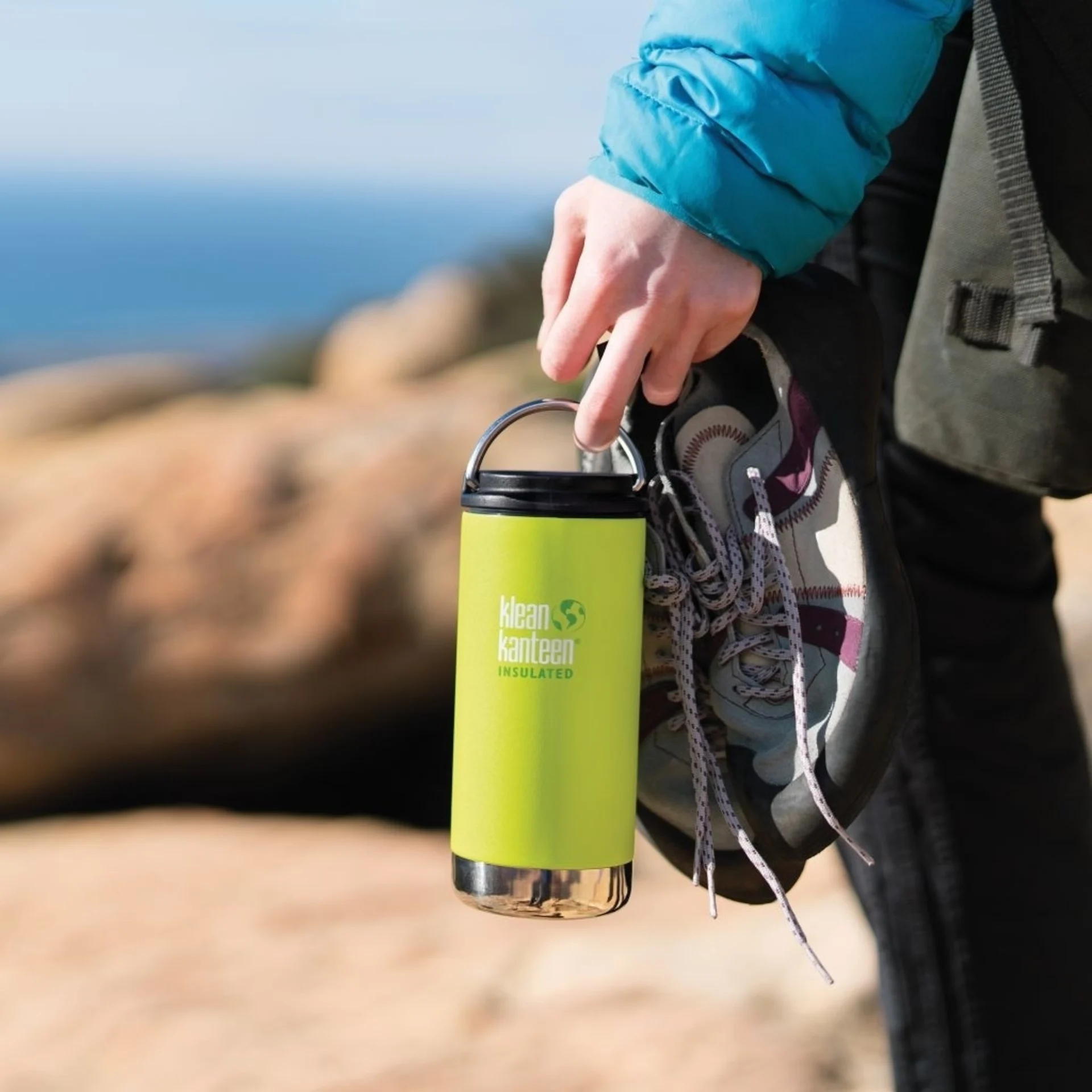 Bouteille isolante Kanteen TKWide VI vert, 473 ml