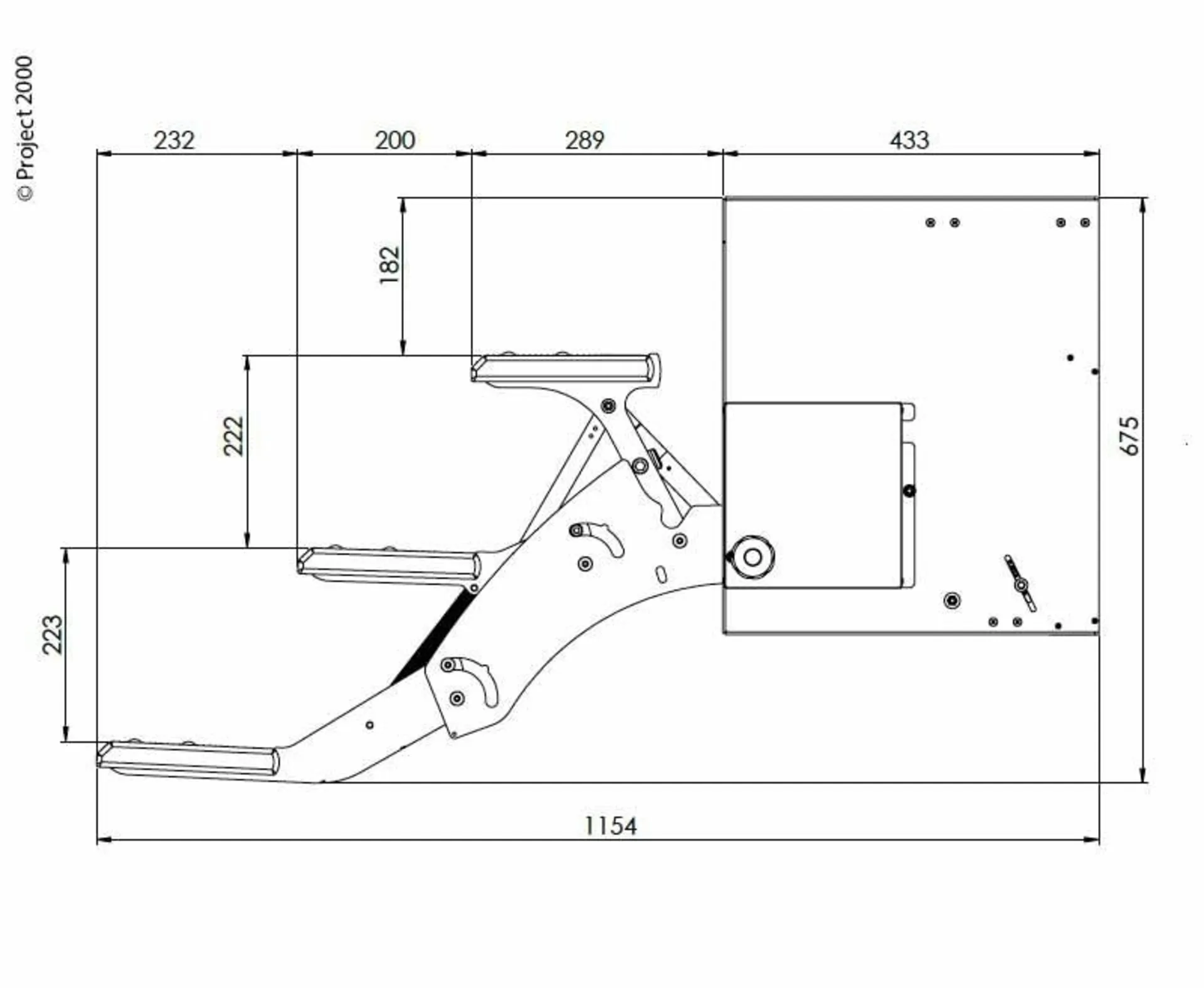 Elektrische Doppeltrittstufe Serie Z - 480 mm - 12 V - für grosse Reisemobile