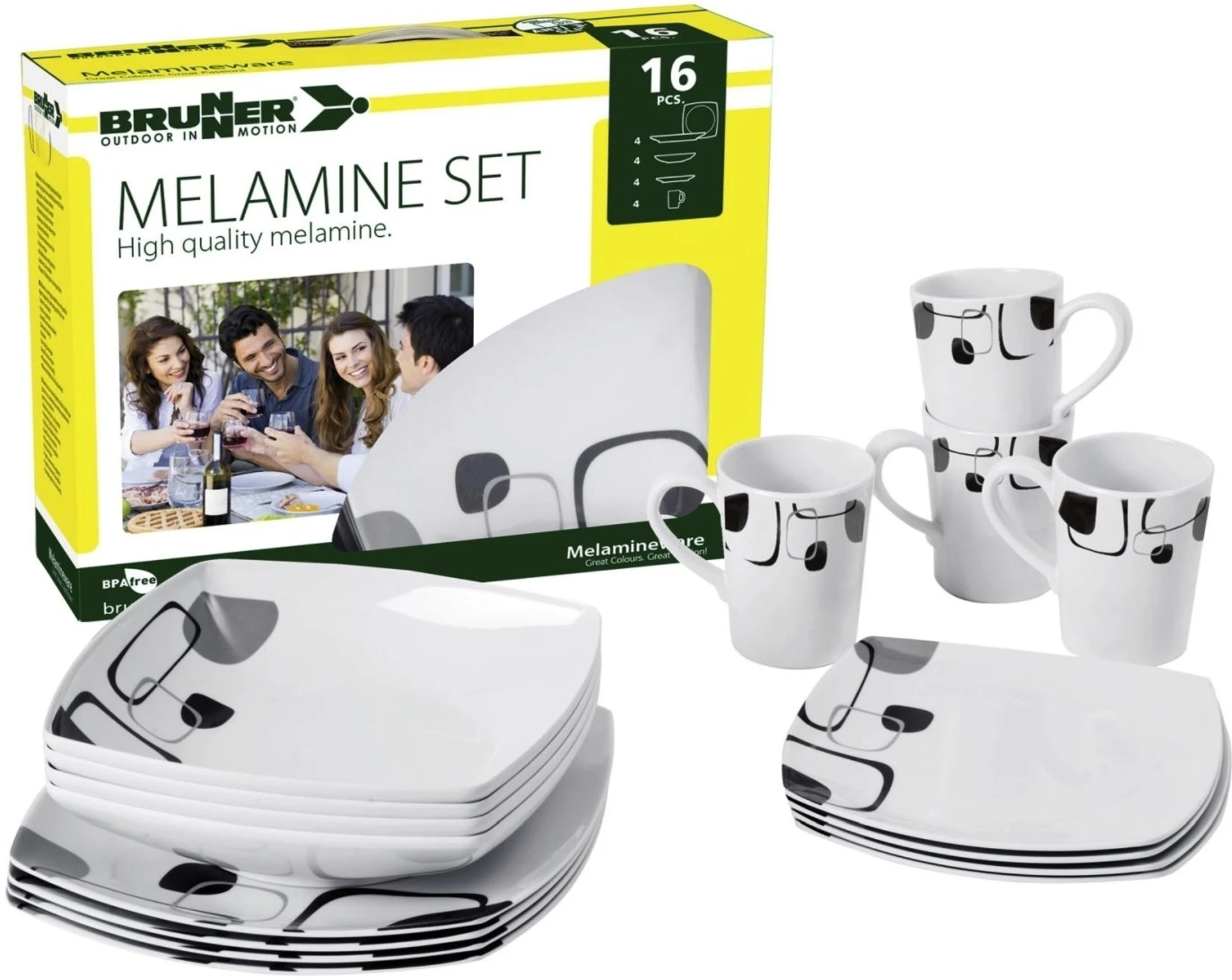 Brunner Enigma Geschirr-Set 16 tlg.