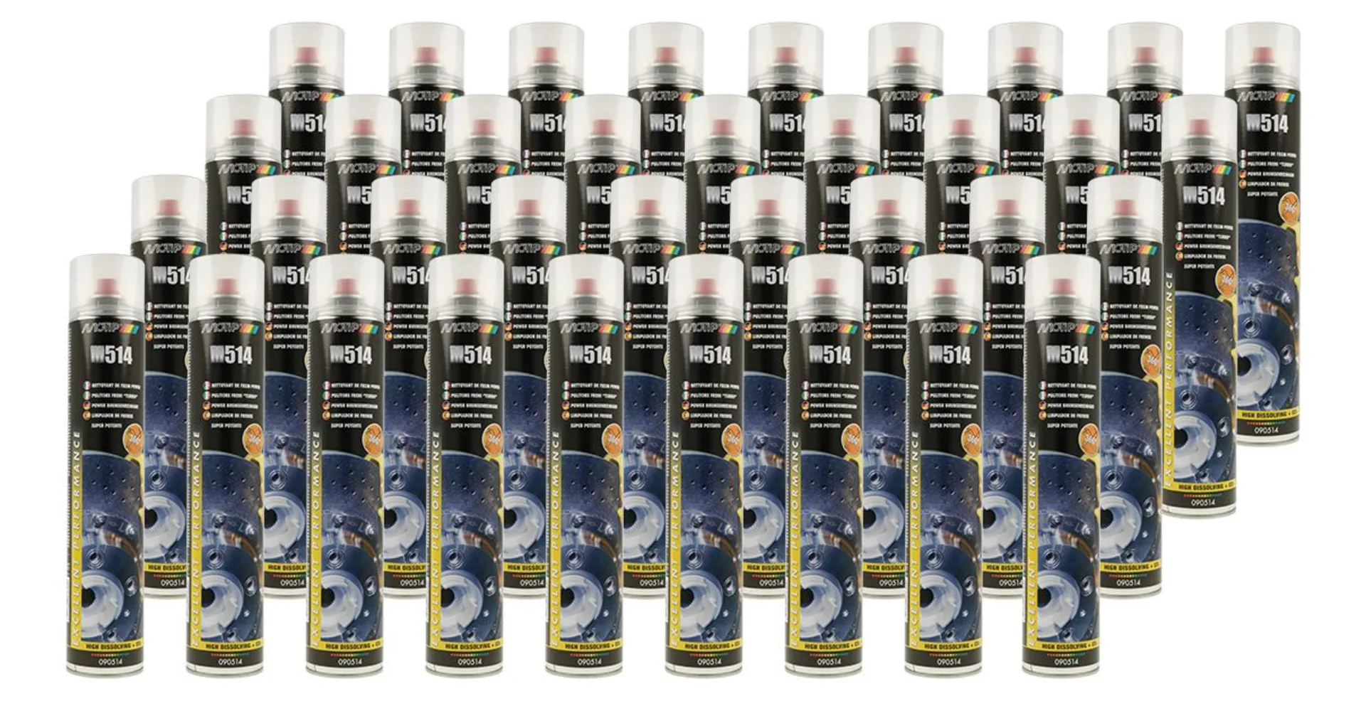MoTip - Nettoyant pour freins Power, 36 x 750 ml de nettoyant pour freins super puissant MoTip - Nettoyant pour freins Power, 36 x 750 ml de nettoyant pour freins super puissant