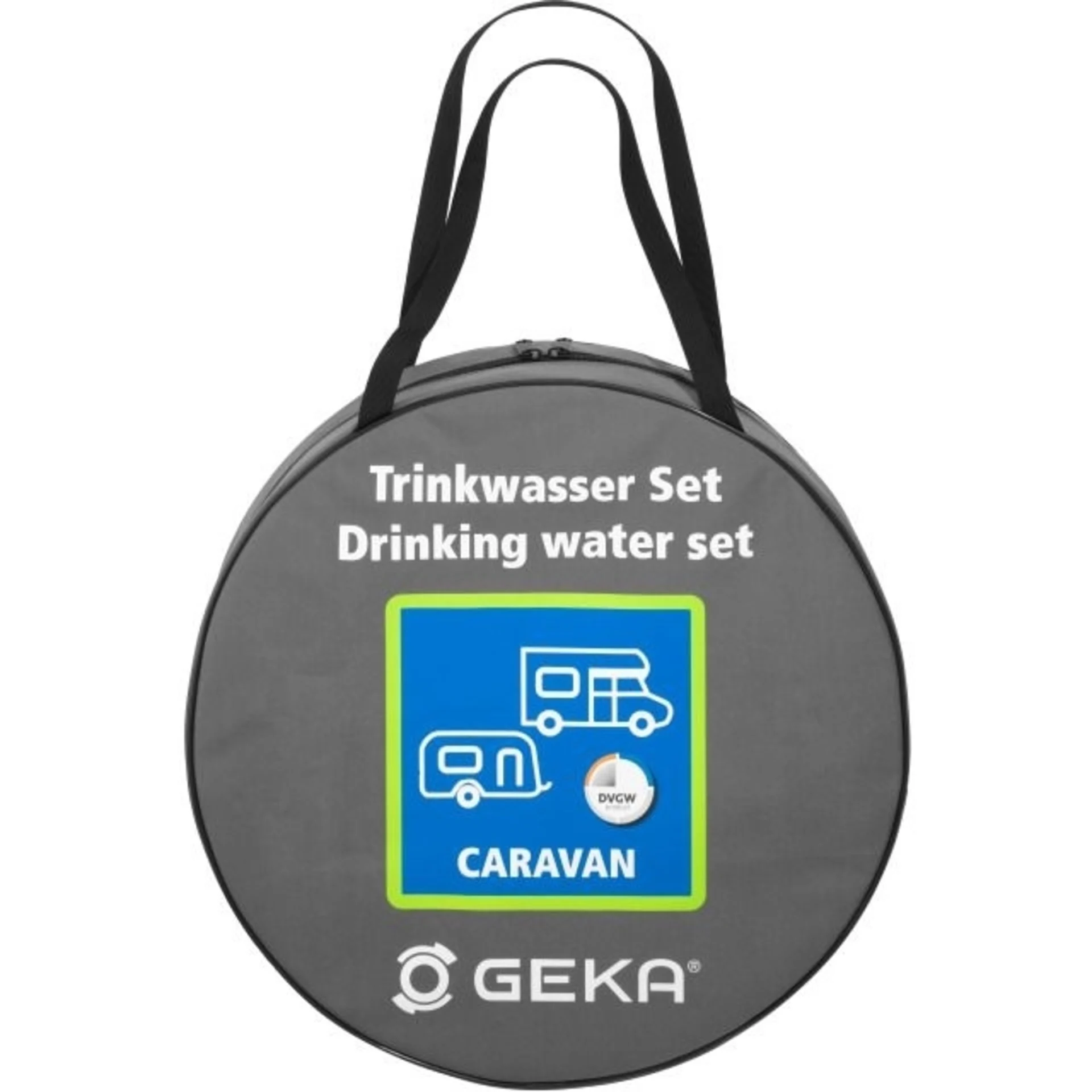 Kit d'eau potable GEKA plus pour caravane avec un tuyau d'eau potable de 10 m