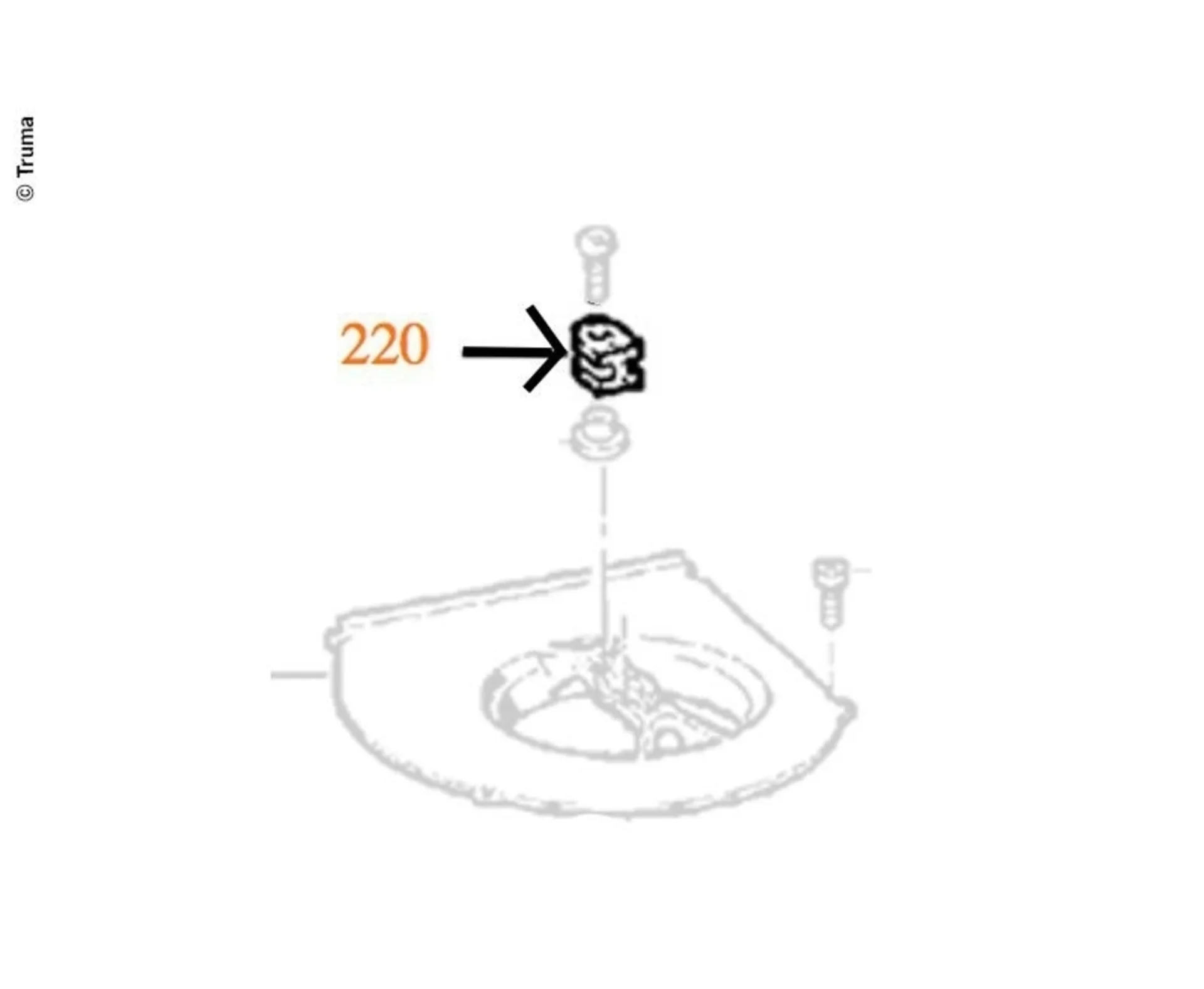 Amortisseur de vibrations pour les chauffages Trumatic E