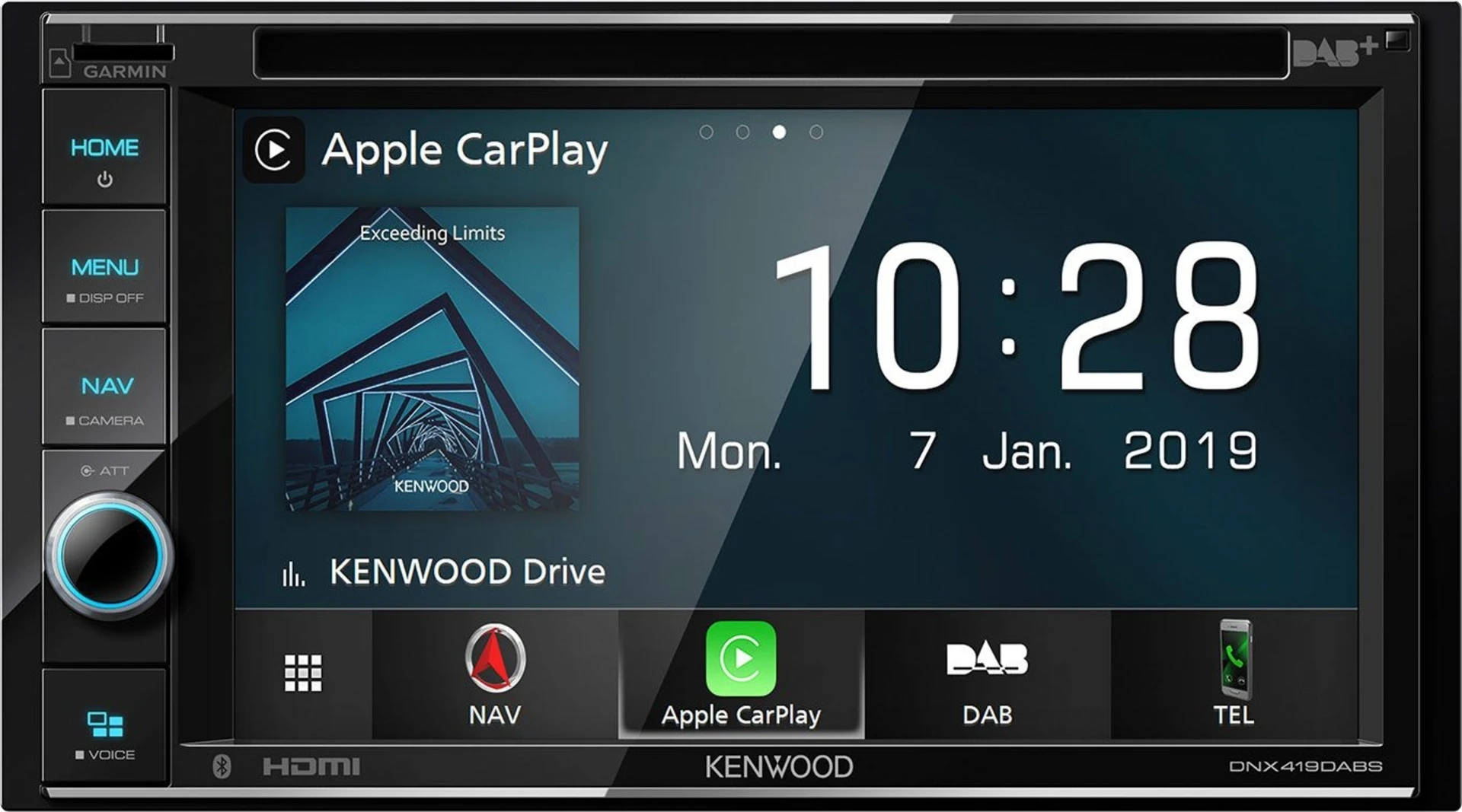 Kenwood DNX419DABS Système de navigation multimédia 6,