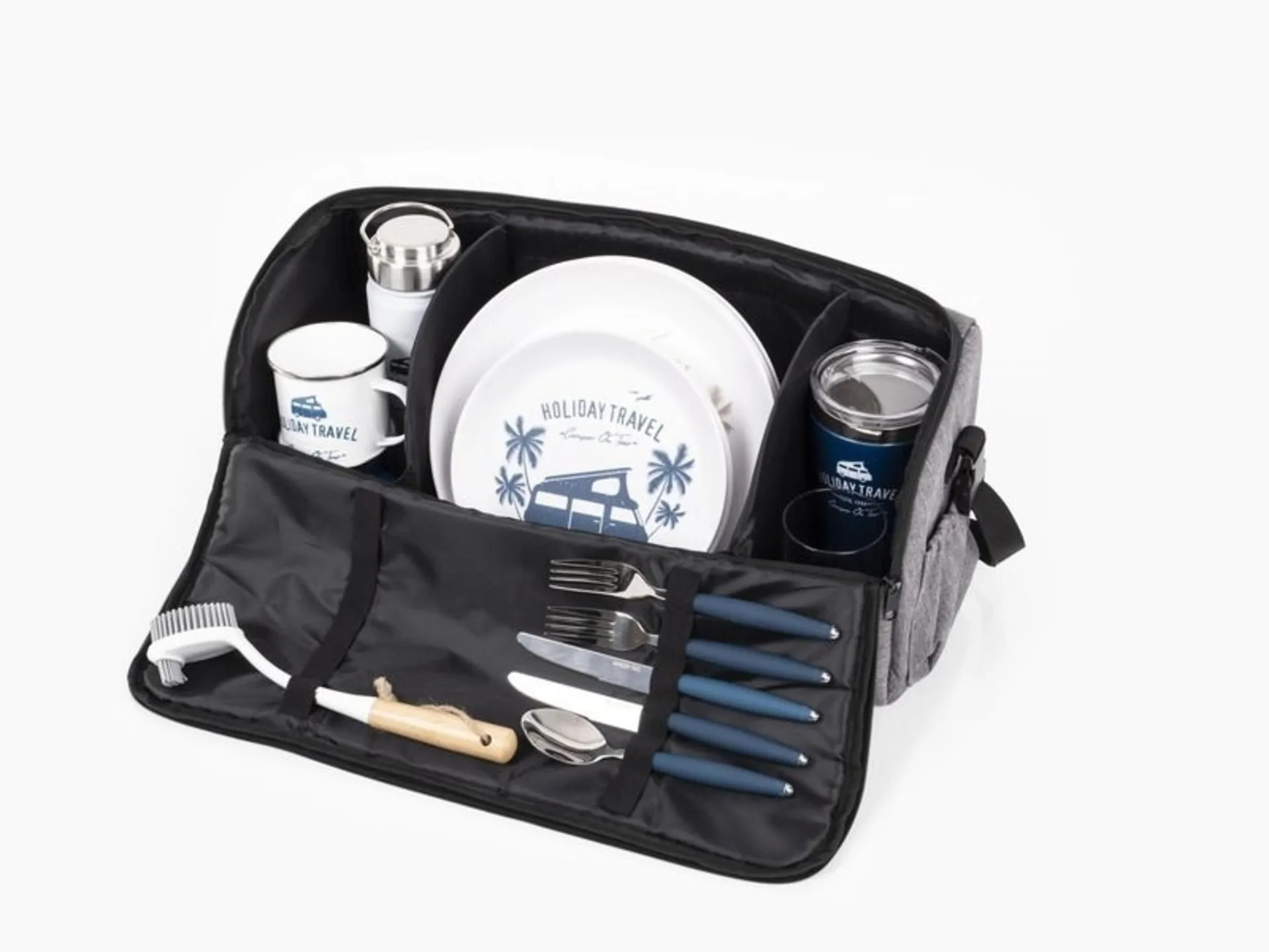 Sac à pique-nique et à vaisselle pour VW T5/T6 California, Multivan, Caravelle, Combi et autres véhicules