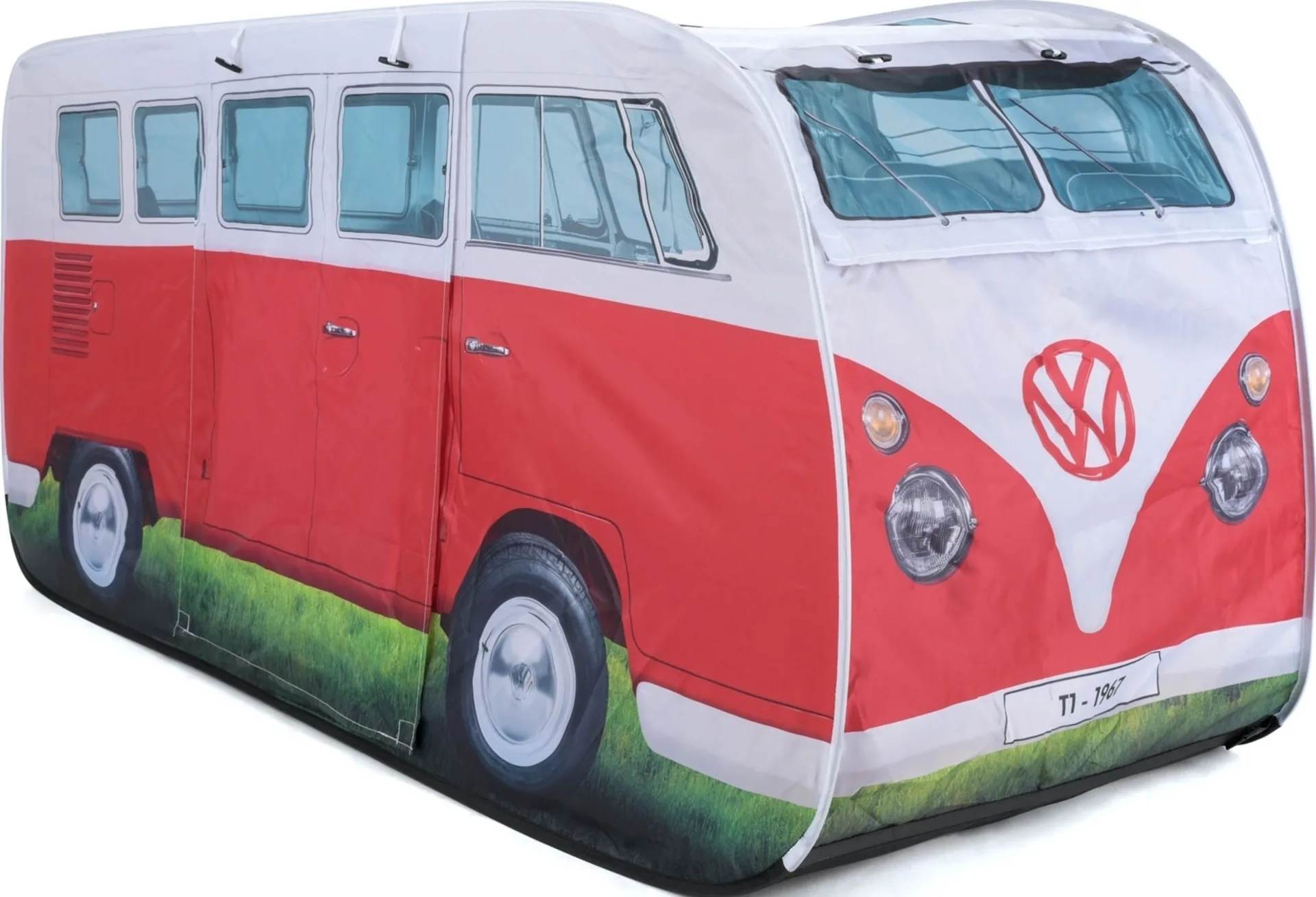 VW Collection T1 Bulli Kinder Pop-Up-Spielzelt rot für 1 Person VW Collection T1 Bulli Kinder Pop-Up-Spielzelt rot für 1 Person