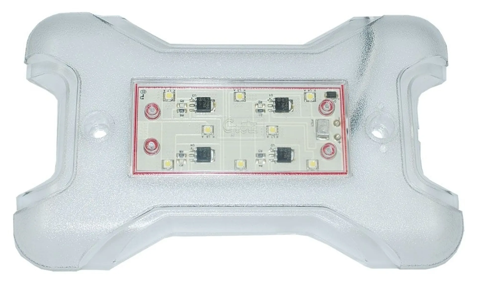 Grote X-100 - Lampe d'intérieur LED 24 V, 195 x 120 x 14 mm, 150 lumens