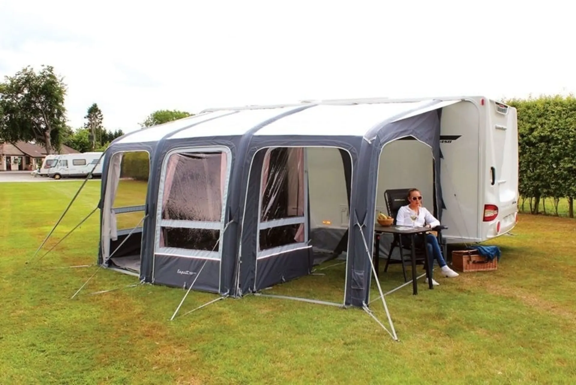 Auvent de caravane Premium Esprit 420 Pro RVS avec système Vario de Outdoor Revolution