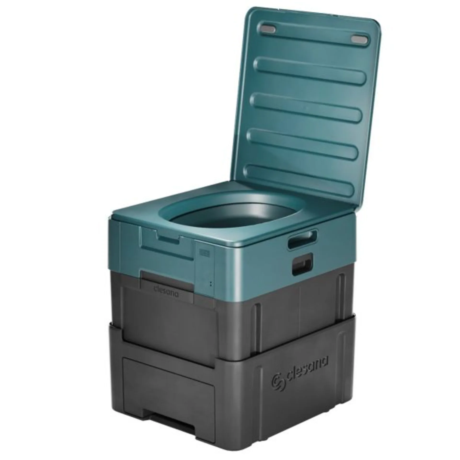 Clesana X1 ProCharge,mobile Verschweißtoilette,B344xT382xH313 Akkulade Clesana X1 ProCharge,mobile Verschweißtoilette,B344xT382xH313 Akkulade