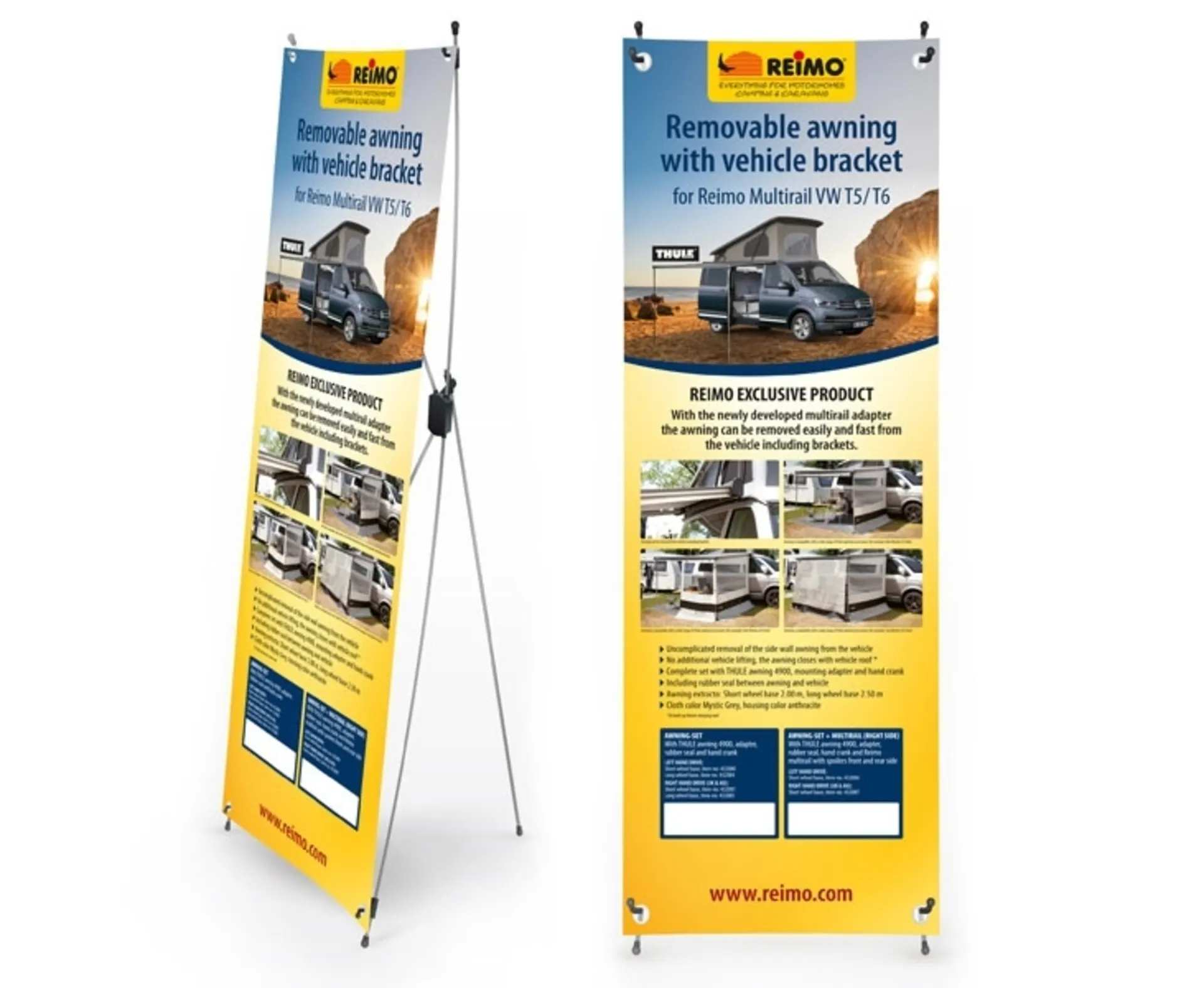 X-Banner T5 Multirail Adaptateur Thule pour conduite à droite & à gauche