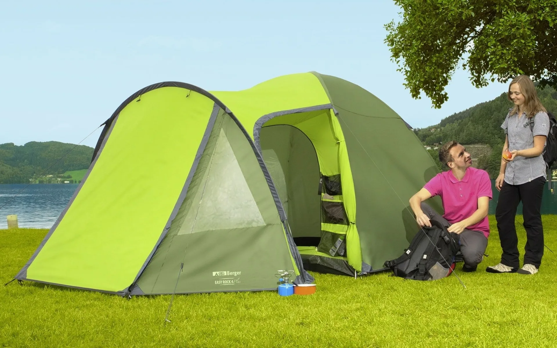 Berger Easy Rock 4 Plus Kuppelzelt