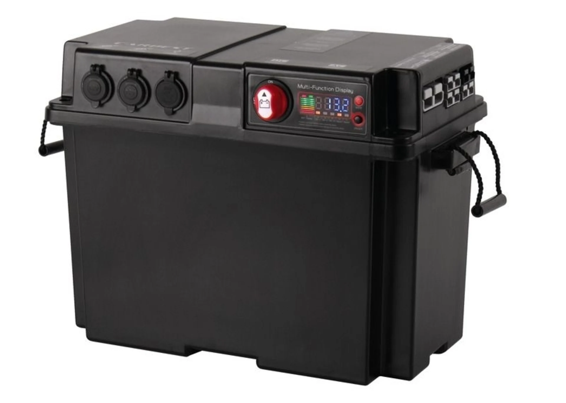 LithPowerUnit 80 - Multifunktionale Power Unit mit 1024 Wh LiFePO4 Batterie, Sinus-Wechselrichter 1000 W und MPPT-Solarregler