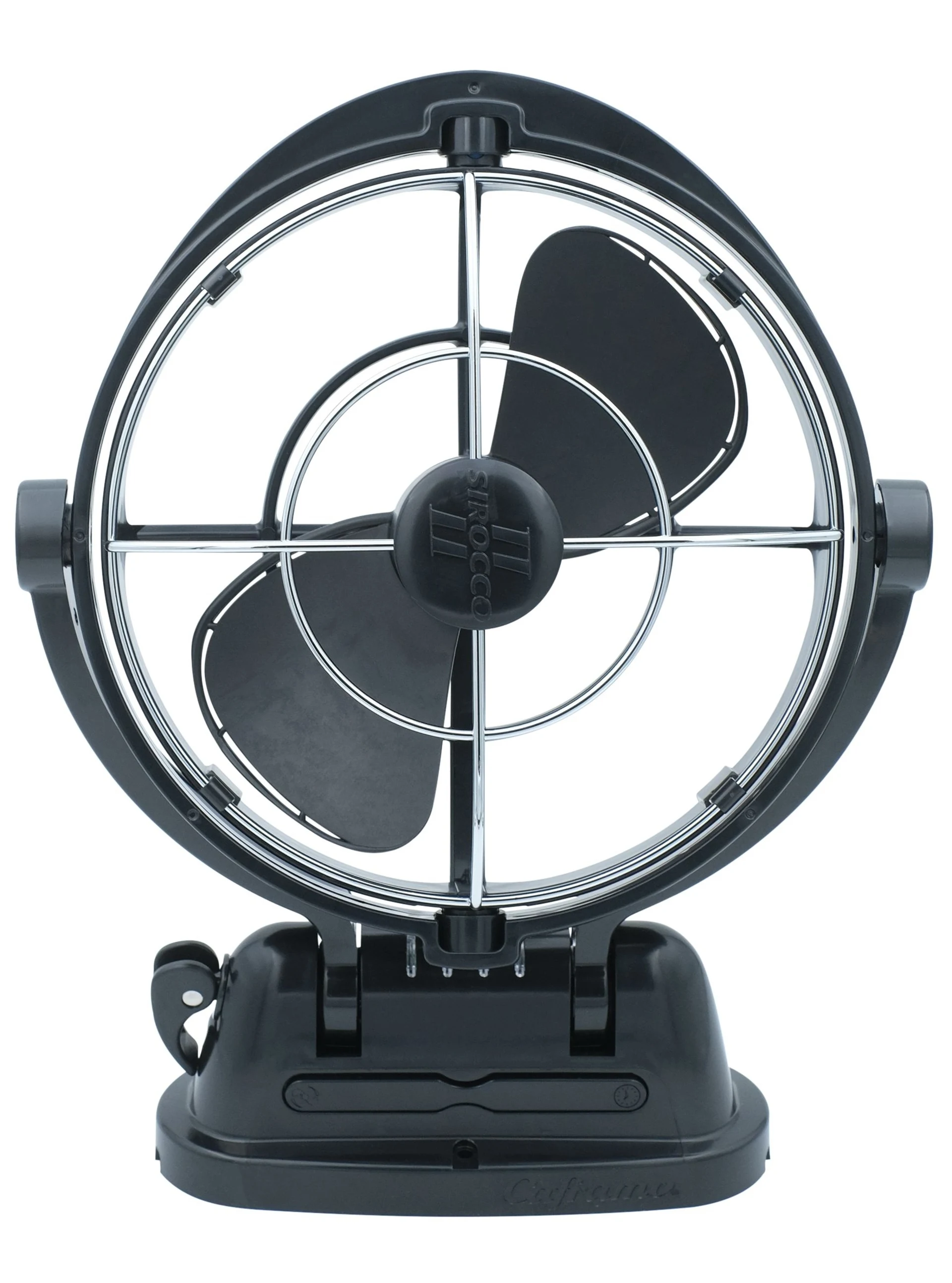 Seekr - Sirocco II 12/24 V Ventilateur 360° noir, 3 vitesses, minuterie d'arrêt, protection anti-pincement, ø 178 mm, hauteur : 273 mm, profondeur : 350 mm, 4,2 W (12 V) Seekr - Sirocco II 12/24 V Ventilateur 360° noir, 3 vitesses, minuterie d'arrêt, protection anti-pincement, ø 178 mm, hauteur : 273 mm, profondeur : 350 mm, 4,2 W (12 V)