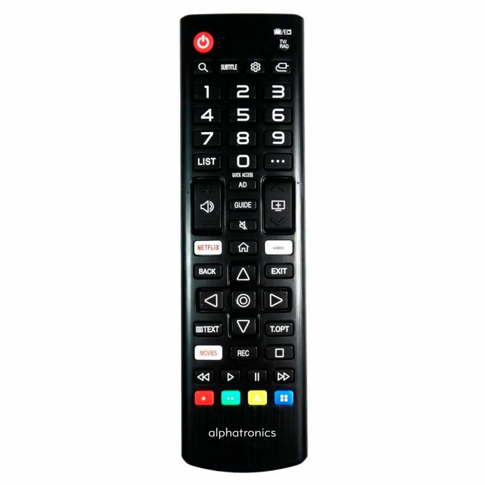 Alphatonics WebOS Standard Fernbedienung
