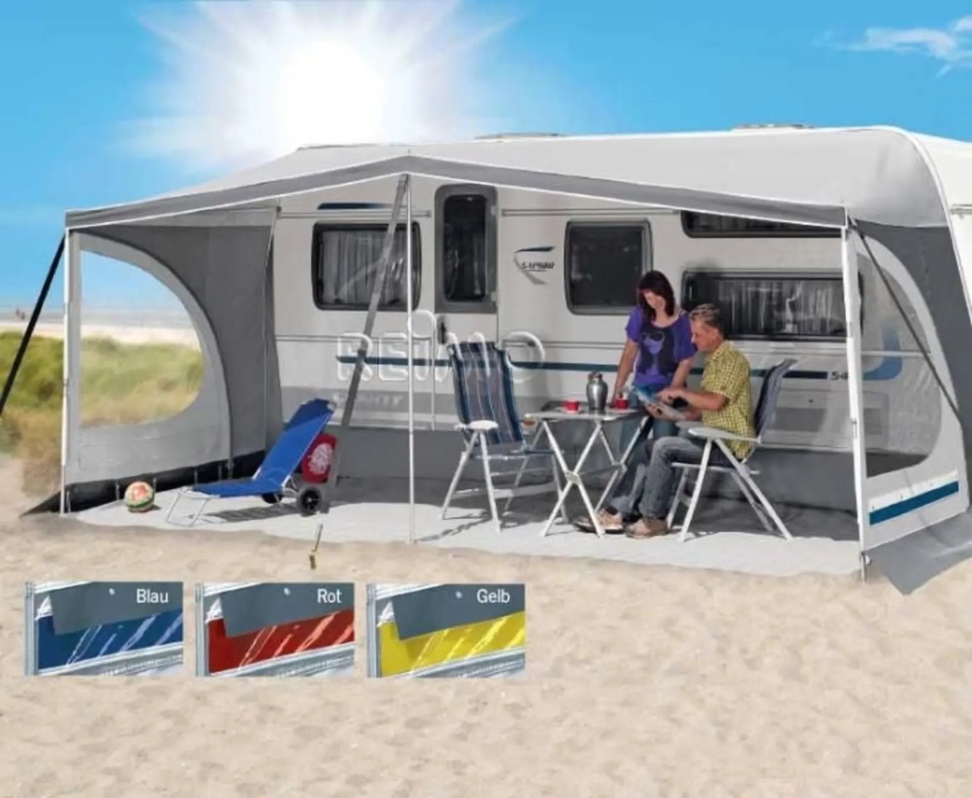 Caravan Sonnendach Bermuda G4 ohne Gestänge
