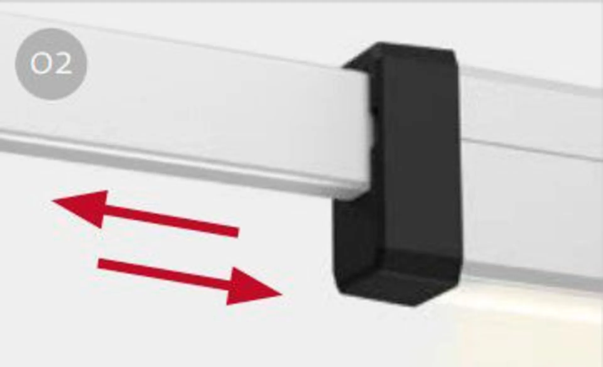 Fiamma Rafter LED F40van Spannstange mit LED Leiste für Markise F40 van