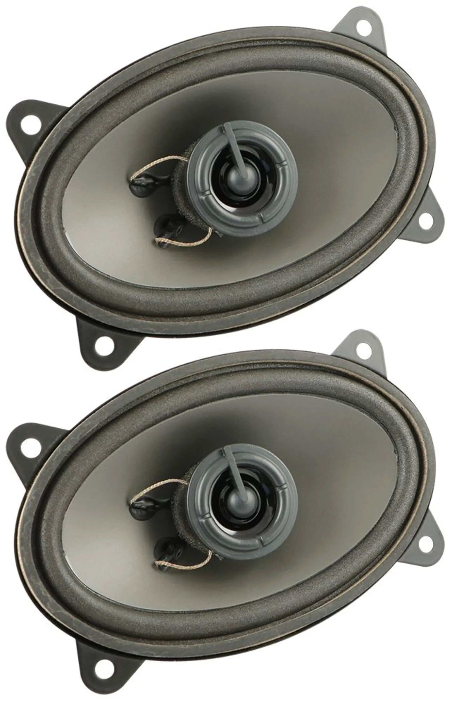 1 Paar Lautsprecher oval 90x150mm 60W 2-Weg, Koaxial, ohne Gitter