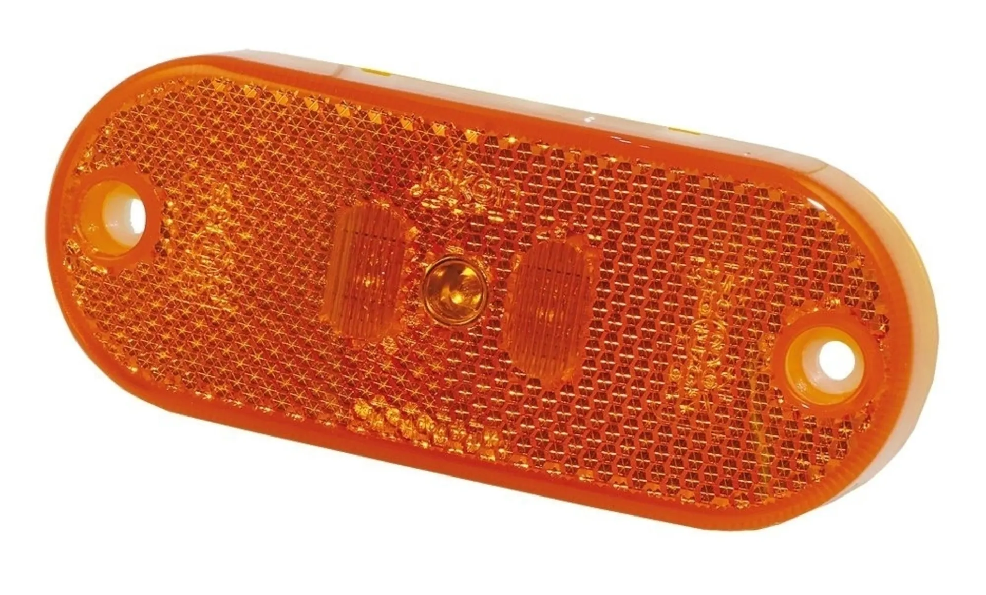 Jokon - LED-Seitenmarkierleuchte 12V 2 Anschl. 110x45mm, gelb, *LED 12V* 4 Anschl. 2.8mm Jokon - LED-Seitenmarkierleuchte 12V 2 Anschl. 110x45mm, gelb, *LED 12V* 4 Anschl. 2.8mm