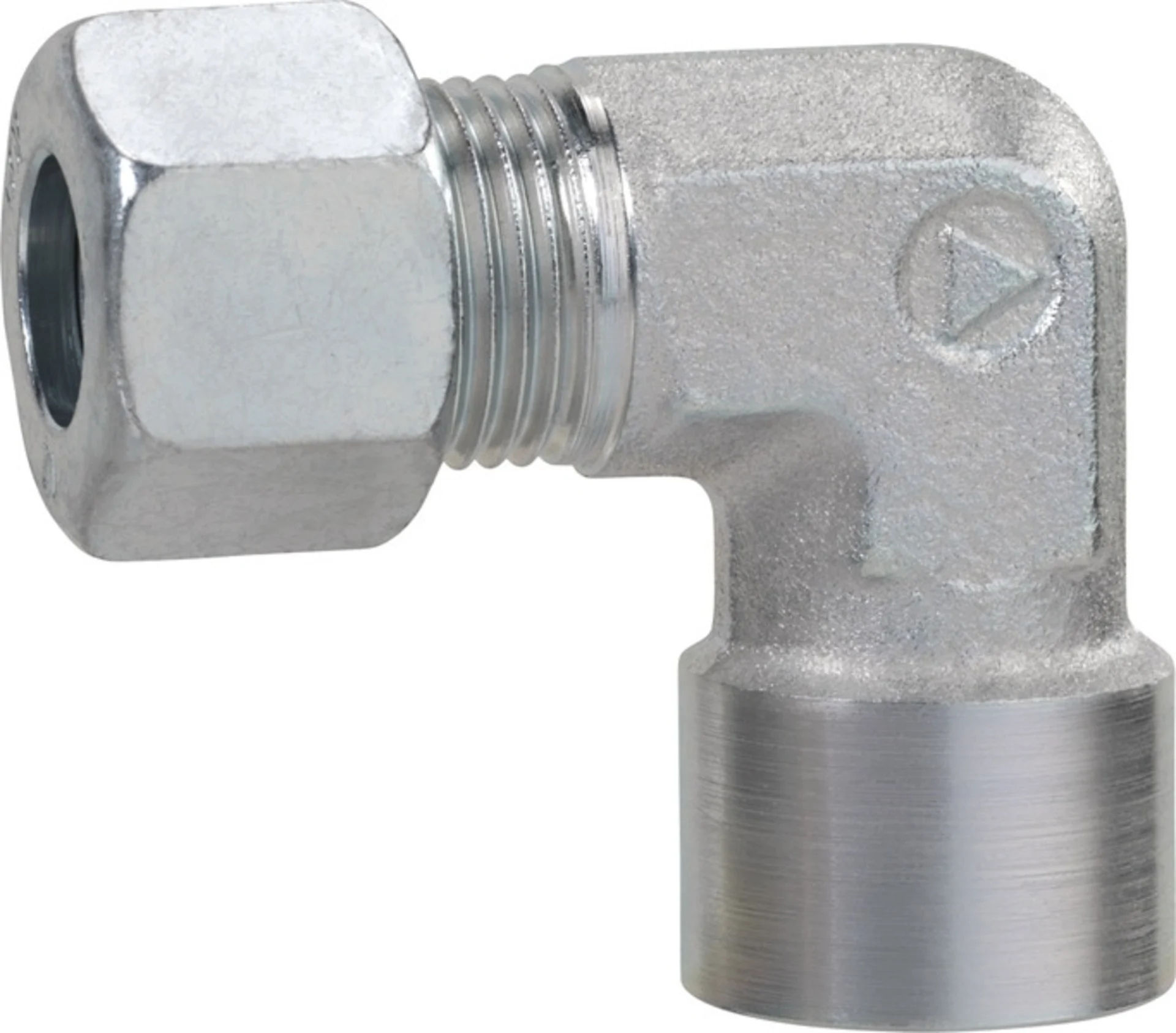 Winkel Aufschraub-Verschraubung - 8 mm und 1/2"