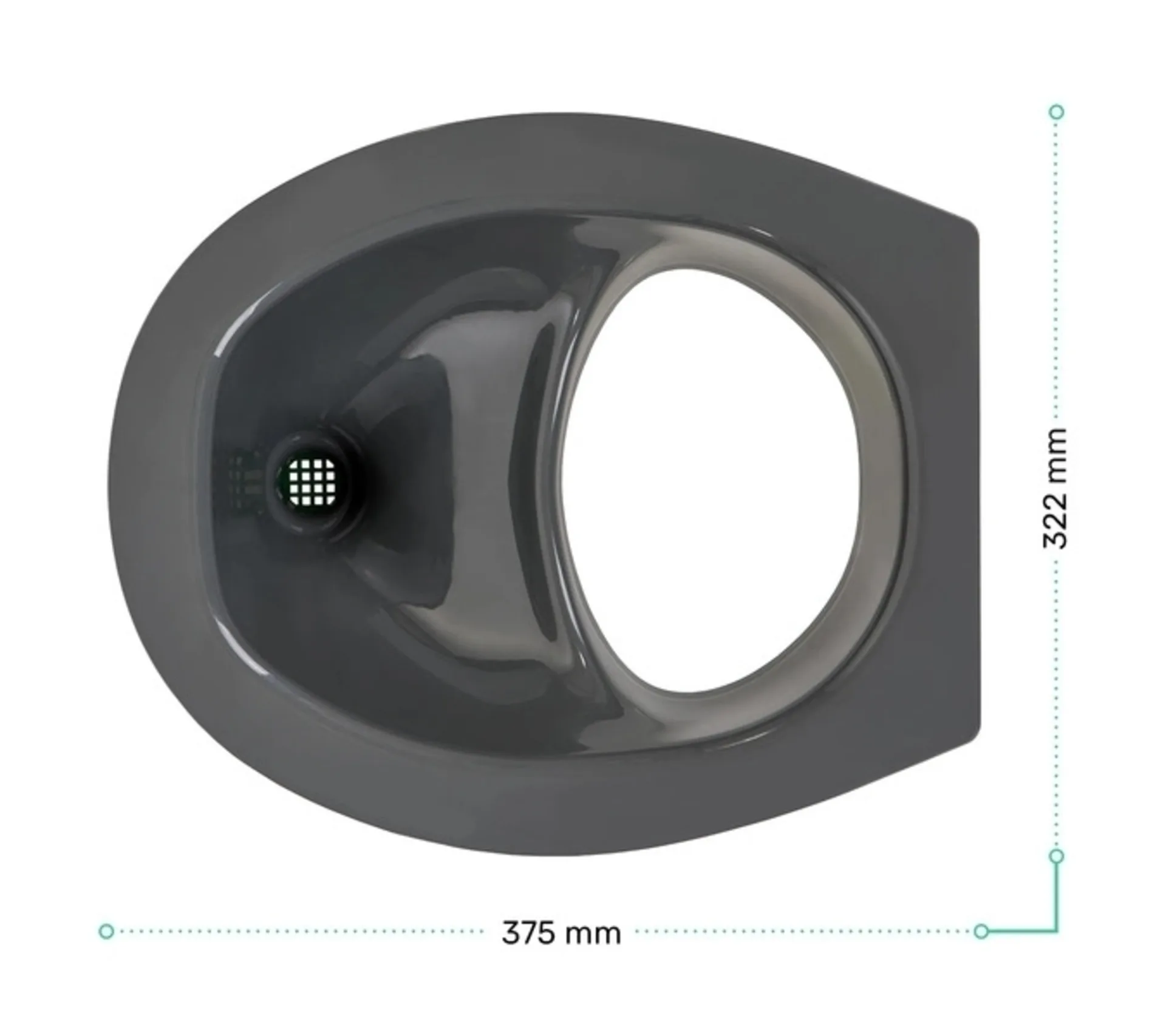 TROBOLO Insert pour toilettes séparatrices - Séparateur pour toilettes sèches séparatrices TROBOLO Insert pour toilettes séparatrices - Séparateur pour toilettes sèches séparatrices
