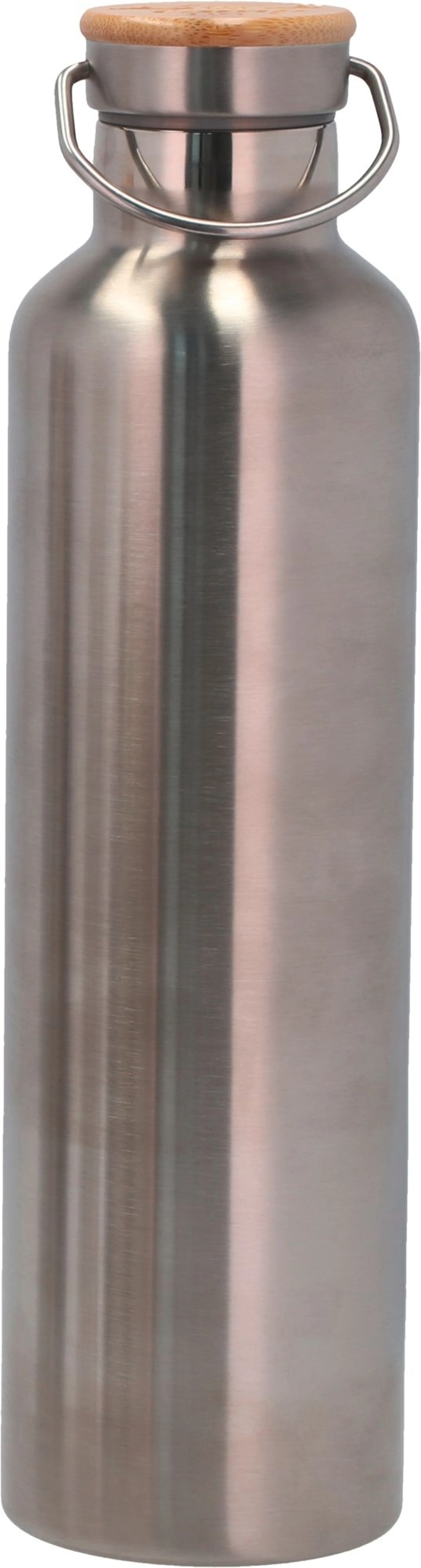 Camplife Isolierflasche mit Bambusdeckel 1000 ml