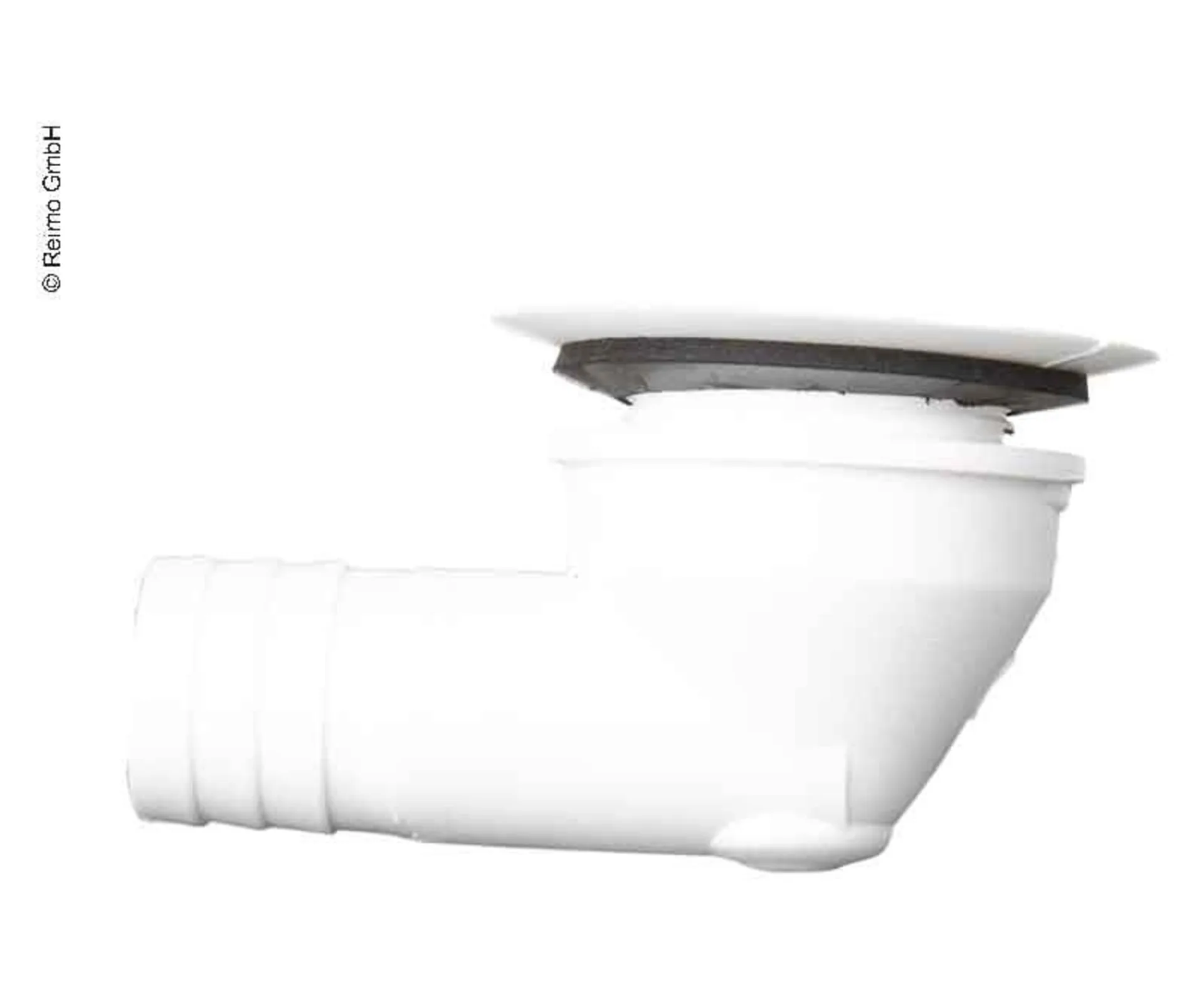 Wasserablaufgarnitur 90° mit Schlauchanschluss 3/4 und Ablauföffnung 23 mm, Typ B