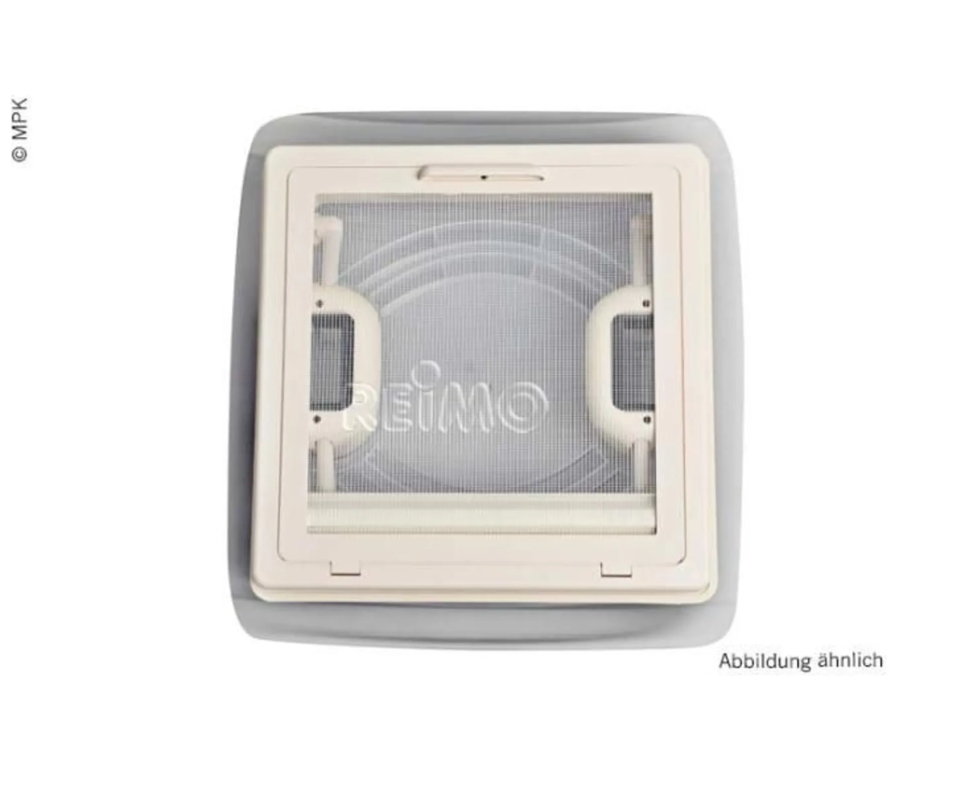 Rauchglas Dachhaube mit Regenschutz - Vision Vent S