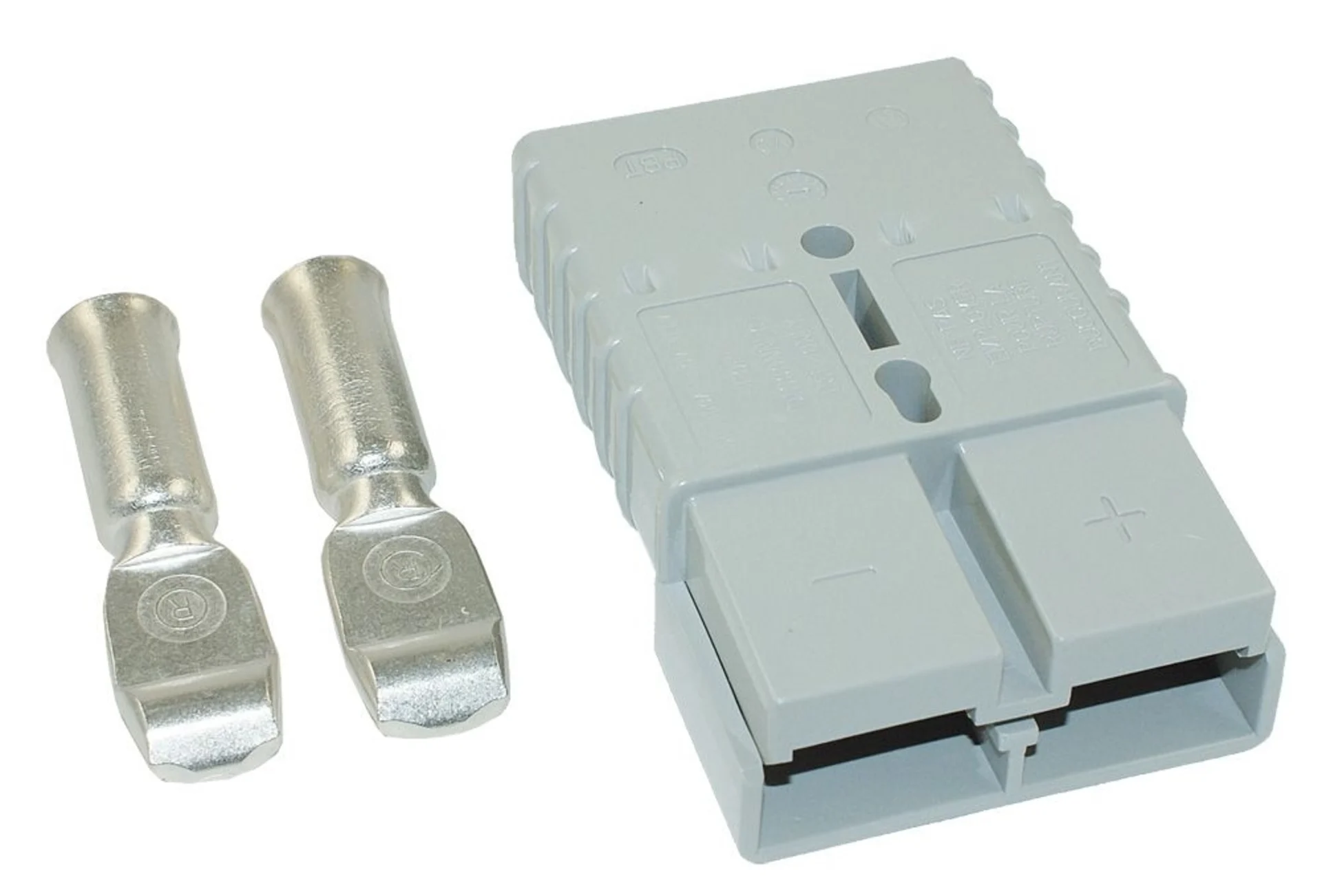 1 Stk. Stecker REMA 2-pol 70 mm2 grau 2-pol / 70 mm2 / 350 A / 10.5 x 7cm